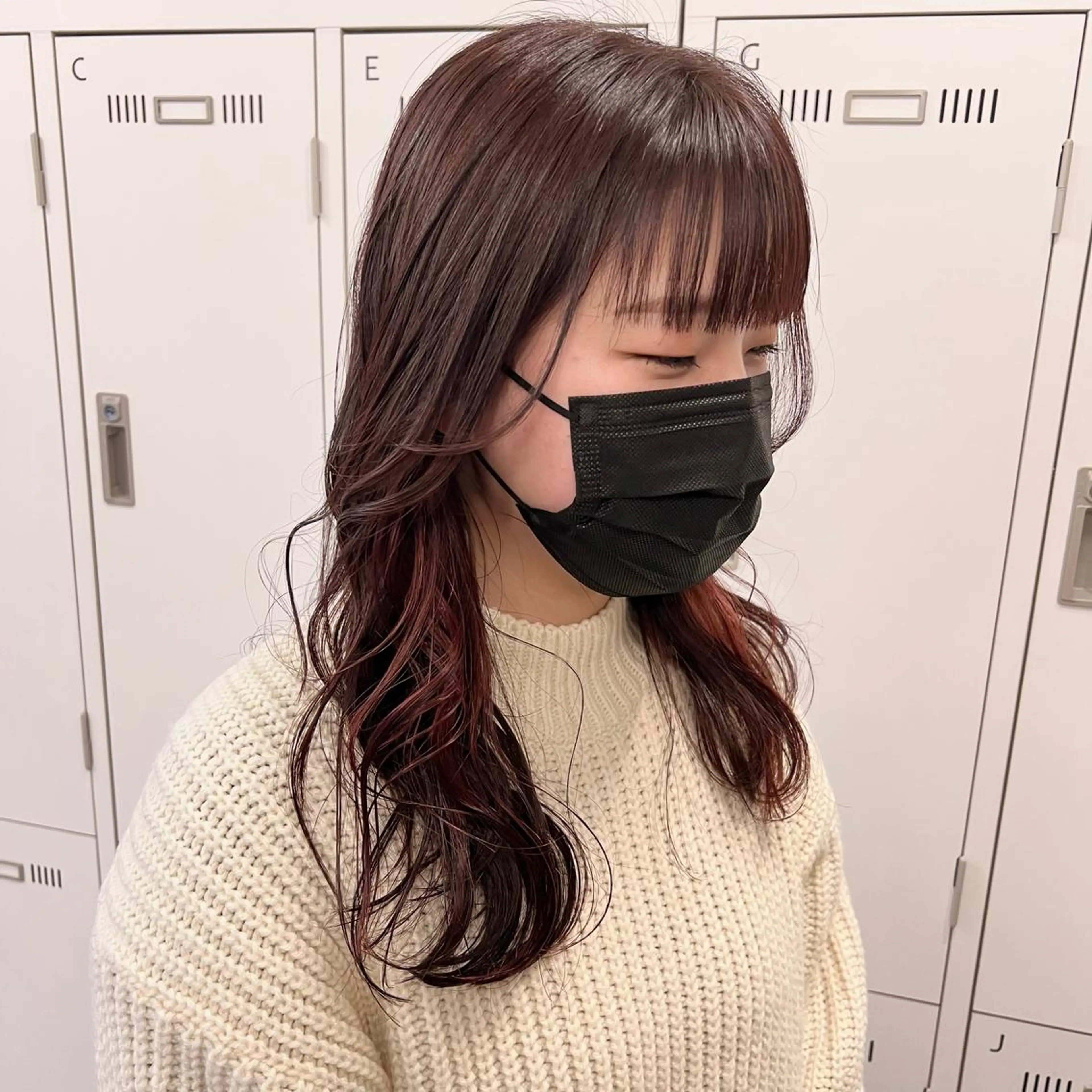 ロング カラー YUNA ユウナのヘアスタイル