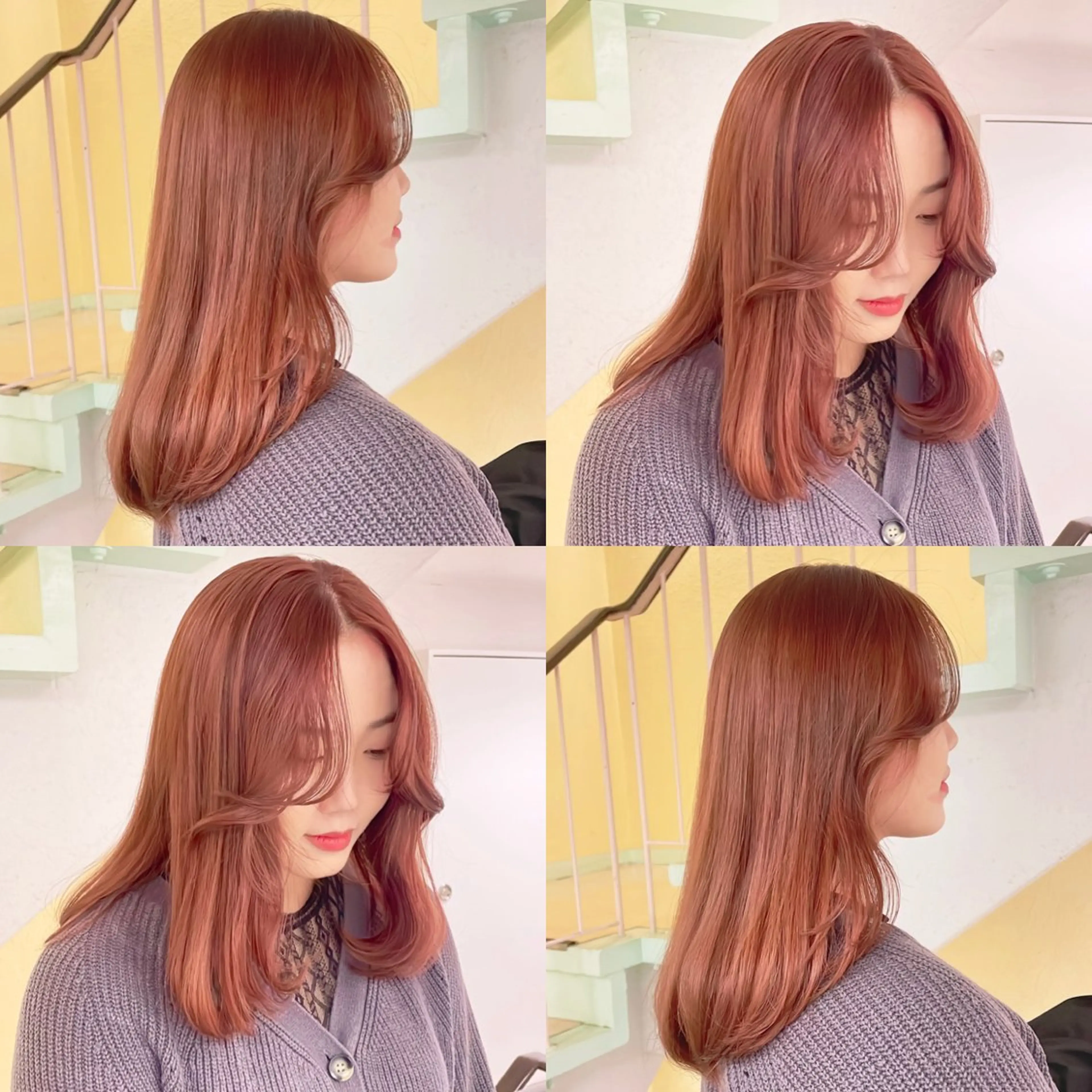 カラー ヘアカラー トリートメント 渋谷:インナーカラー ／🍒エリカ🍒のヘアスタイル