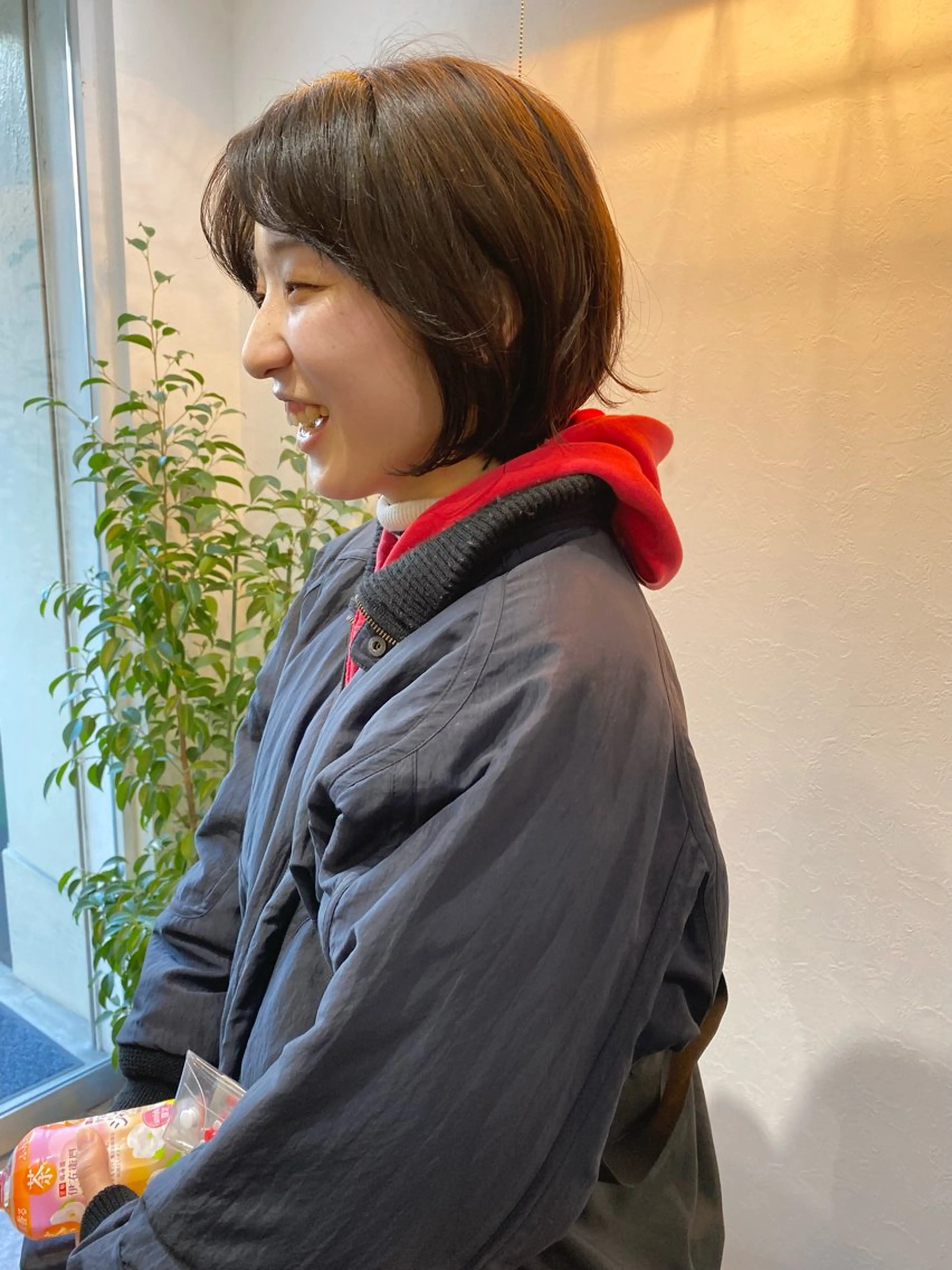 ショート パーマ ショートボブ ボブ ショートヘア ニュアンスパーマ 森貴裕/ベージュ/ パーマ/オリーブのヘアスタイル