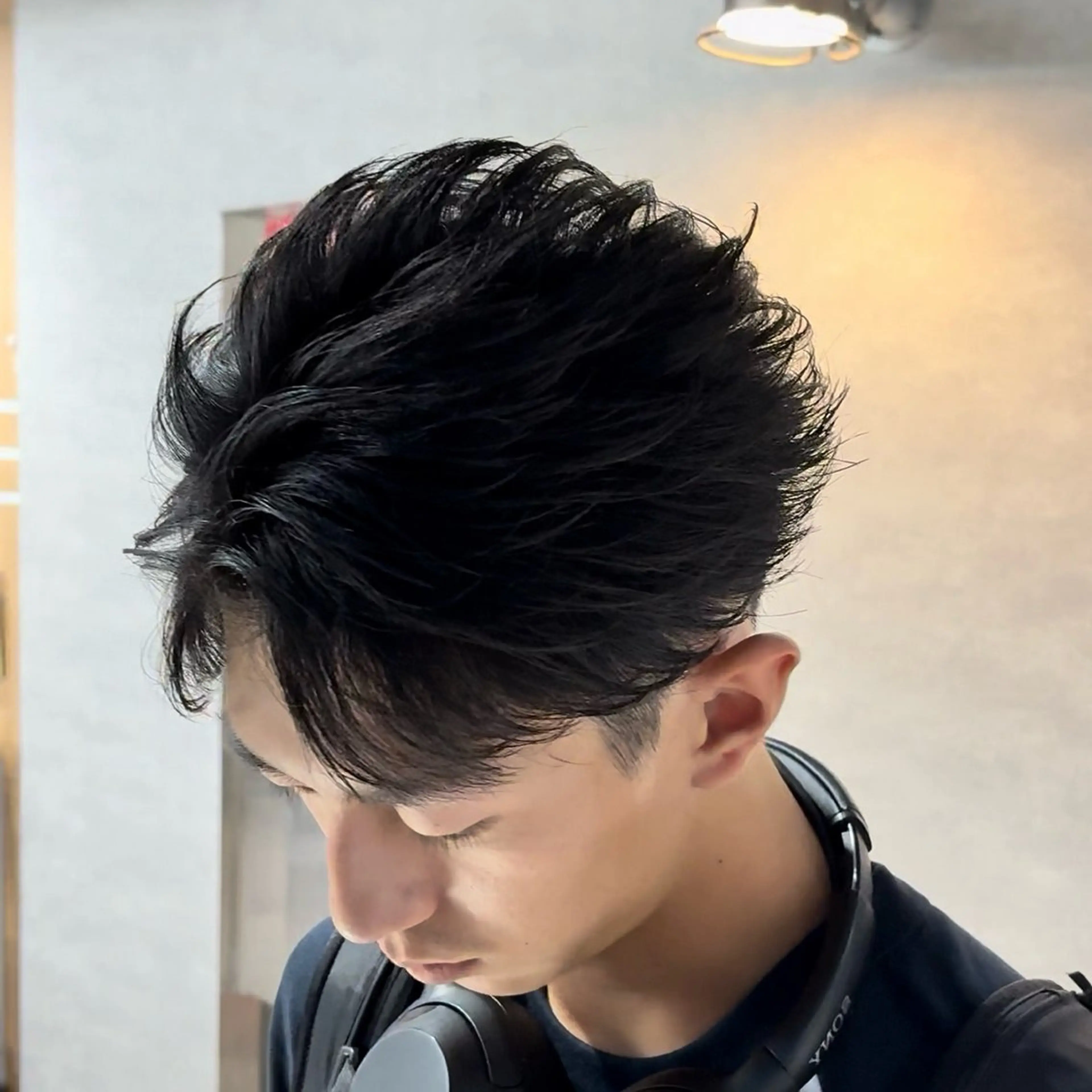 ヘアアレンジ メンズ フェザーオーダー Ｎｏ．1美容師のヘアスタイル