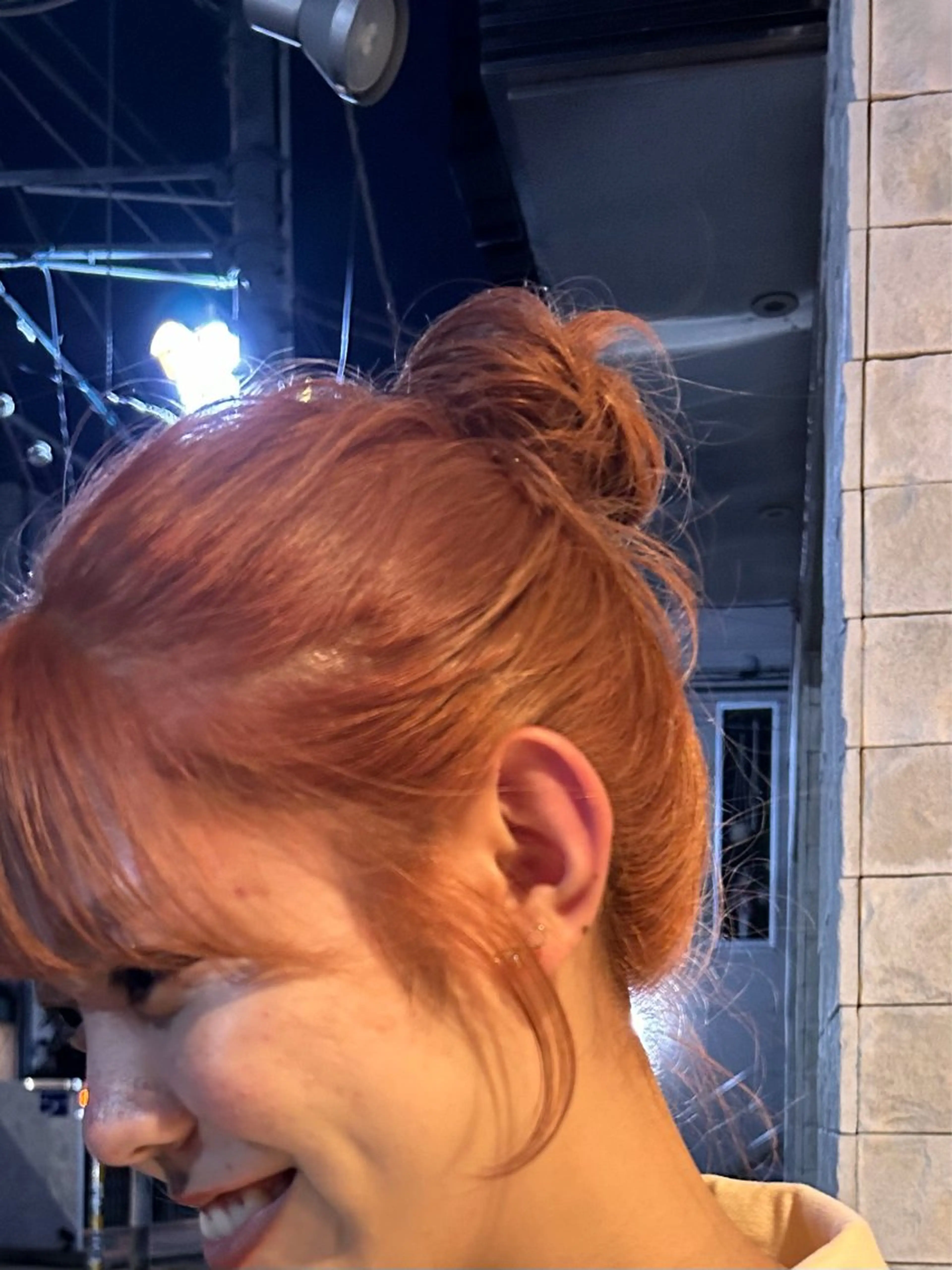 セミロング カラー ヘアカラー じゅわっと暖色カラー 🍊Moemiのヘアスタイル