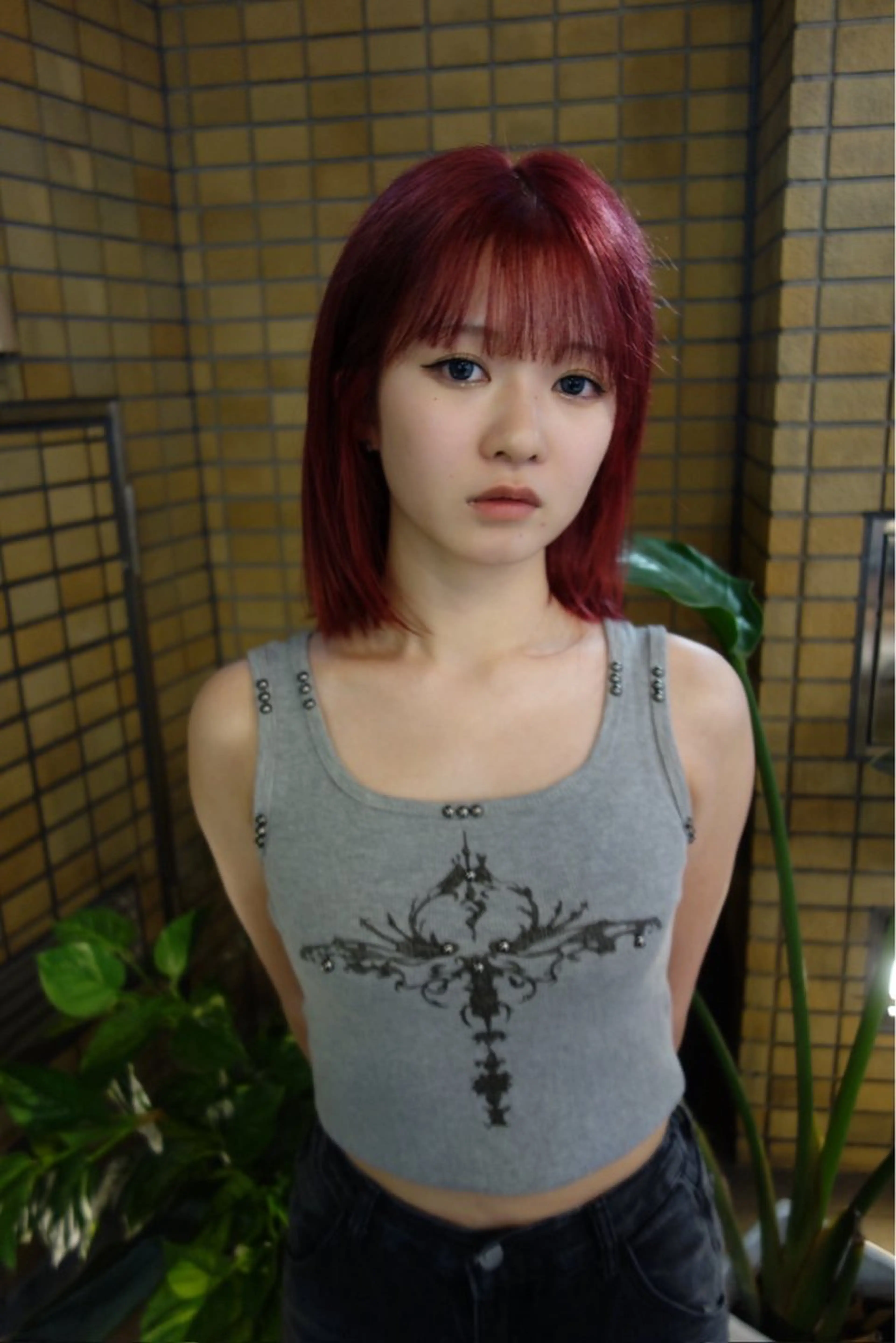 ミディアム ヘアカラー トリートメント HEIMER ミカド　サトル△のヘアスタイル