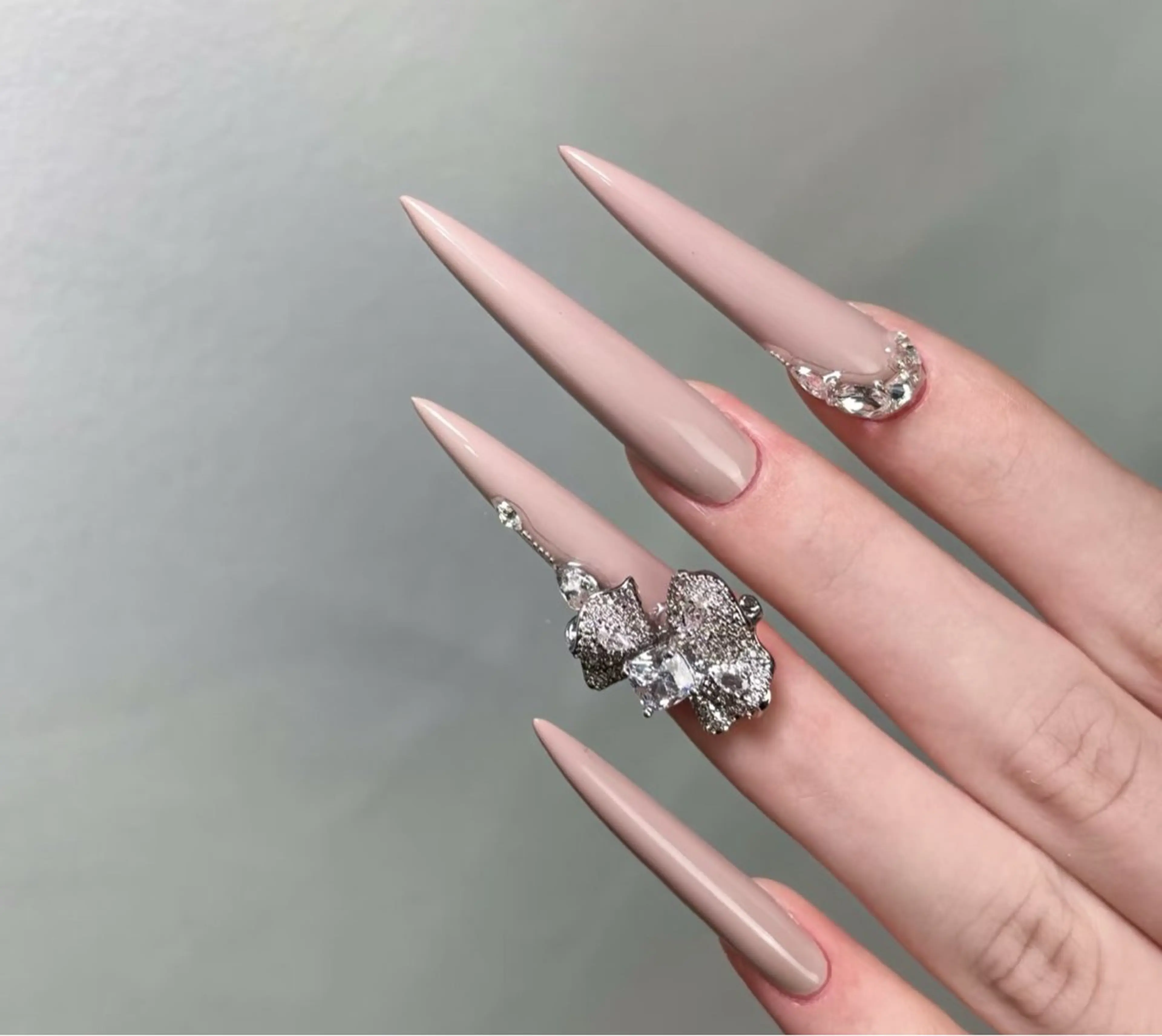 ネイル オーロラネイル 成人式 フットネイル フレンチネイル ジェルネイル ハンドネイル 長さだし専門 ありさのネイルデザイン