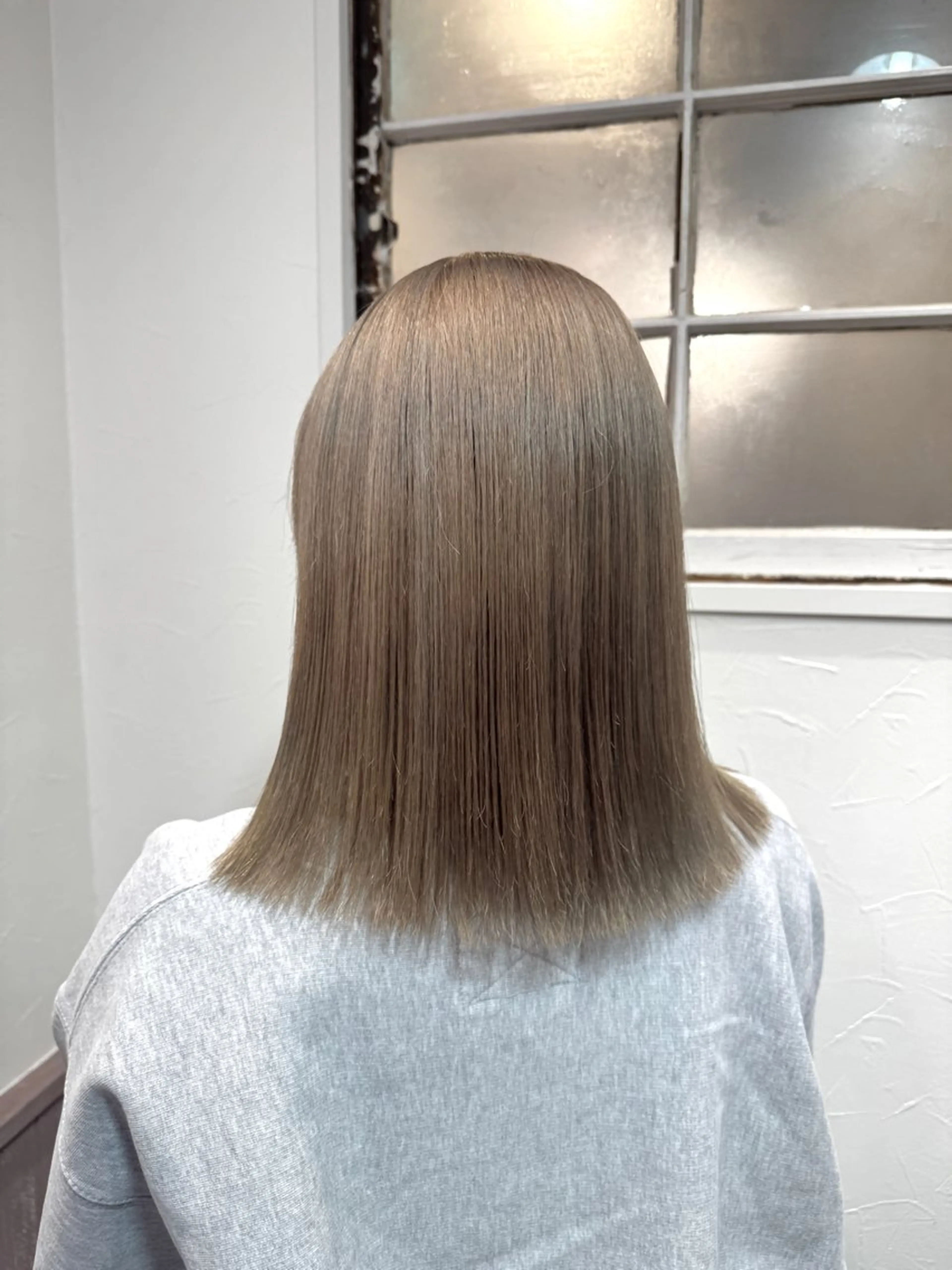 ミディアム カラー カット ヘアカラー トリートメント 矢場町/ダブルカラー /レイヤー/アリサのヘアスタイル