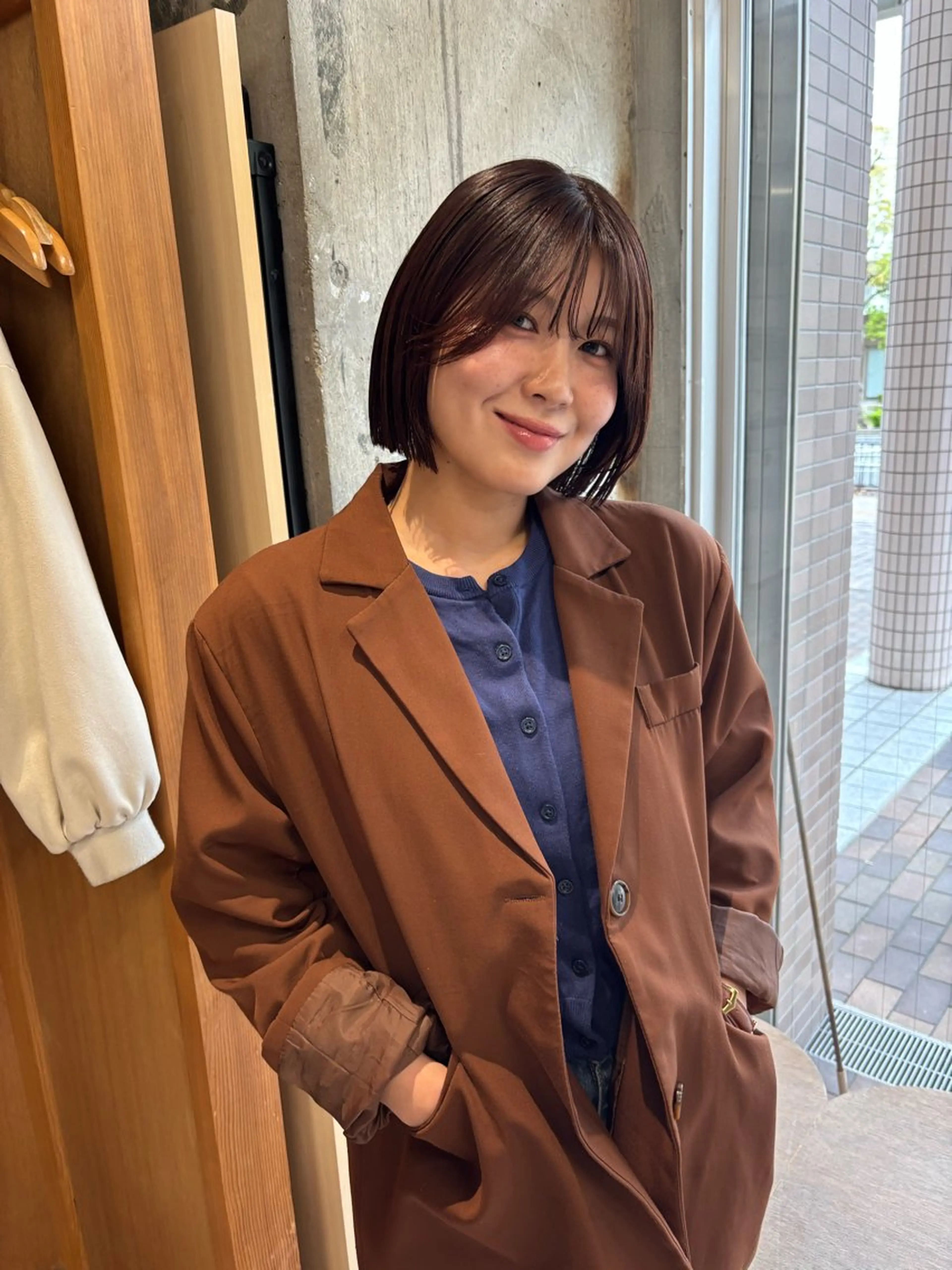 ミディアム カラー カット ヘアカラー ヘッドスパ rukia : 試験モデル様募集中のヘアスタイル