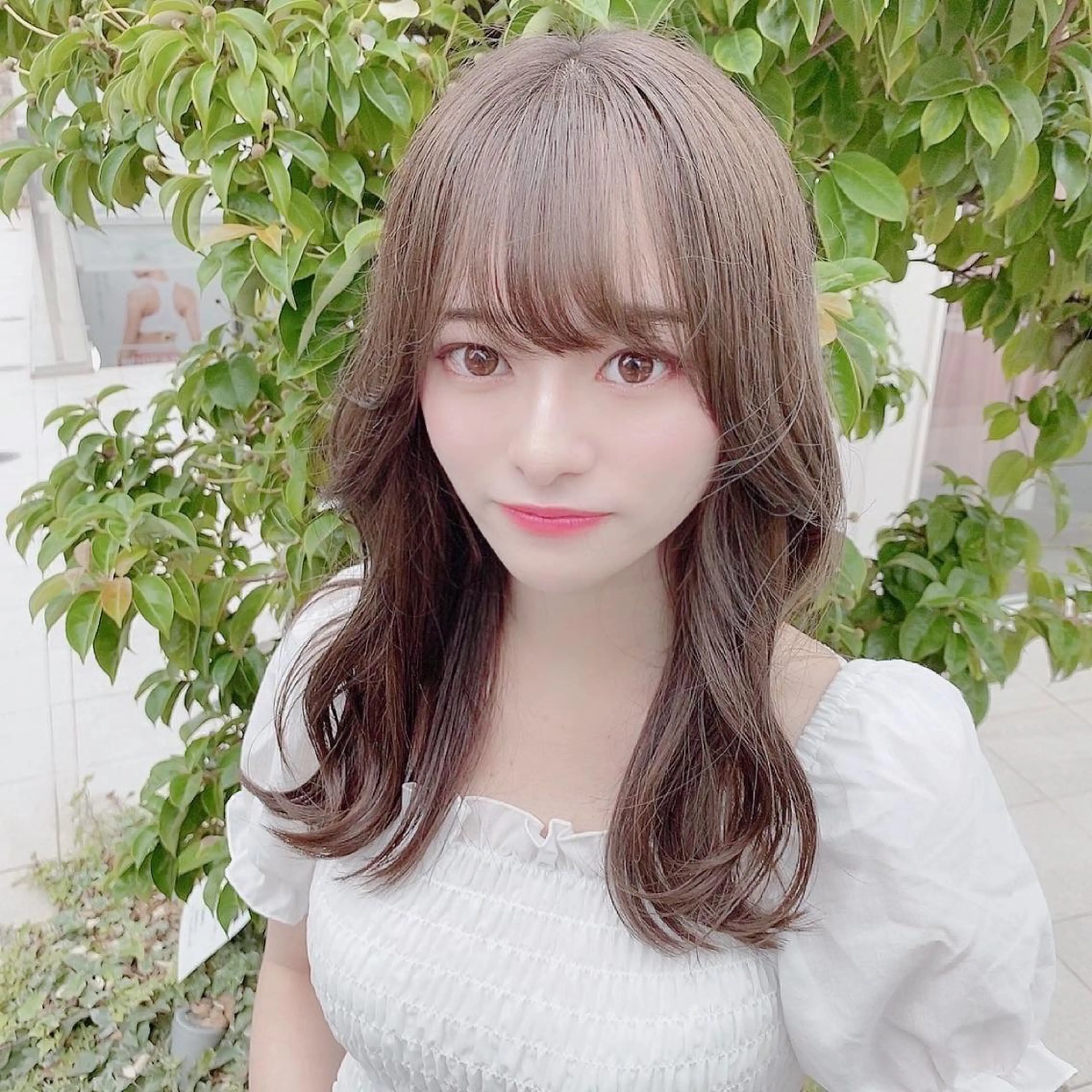 セミロング 新宿/韓国風レイヤー 髪質改善/渋谷直樹のヘアスタイル