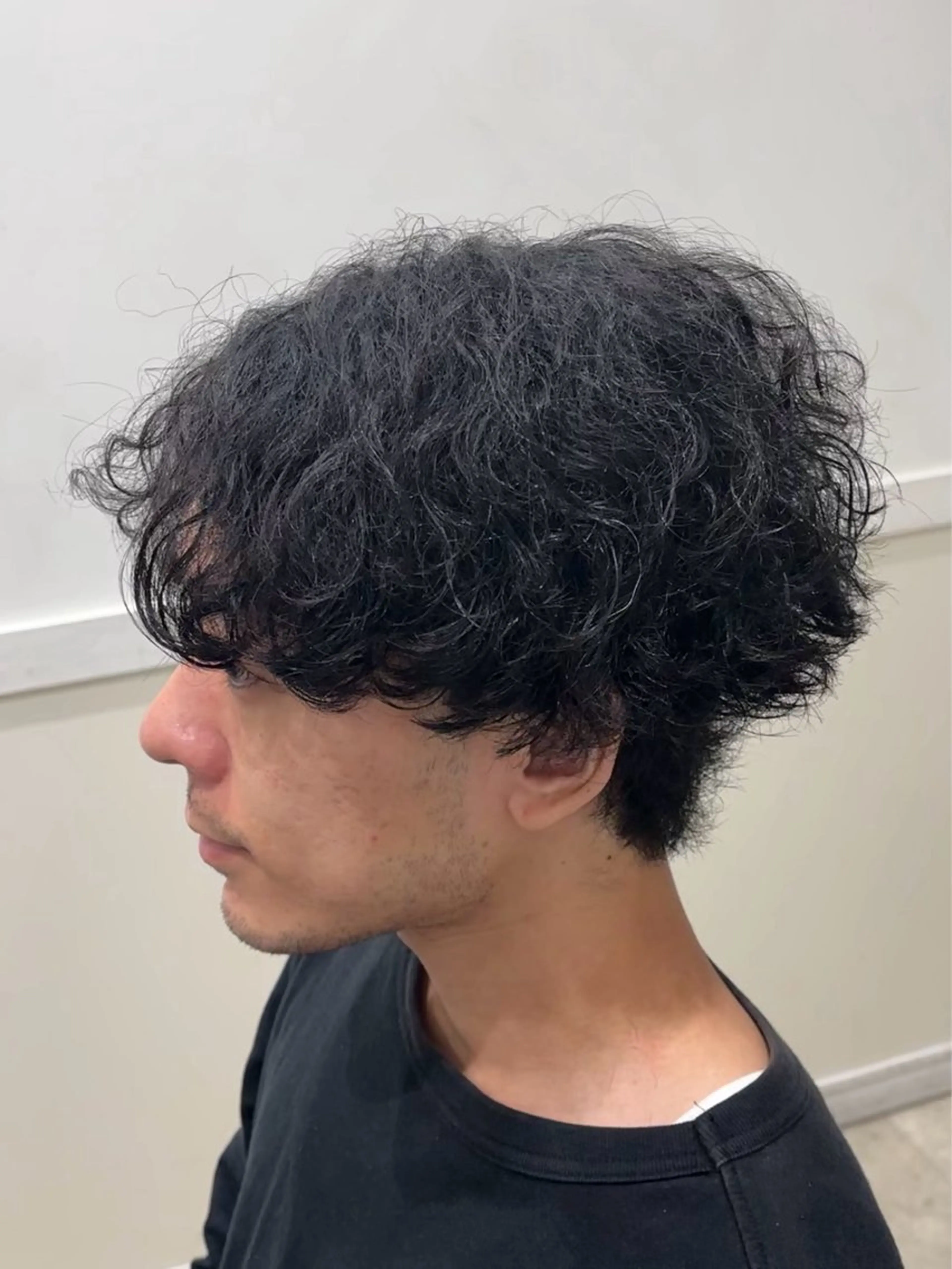 ショート パーマ メンズ カット パーマ トリートメント クセを最大限に活かす メンズパーマ奈良大祐のヘアスタイル