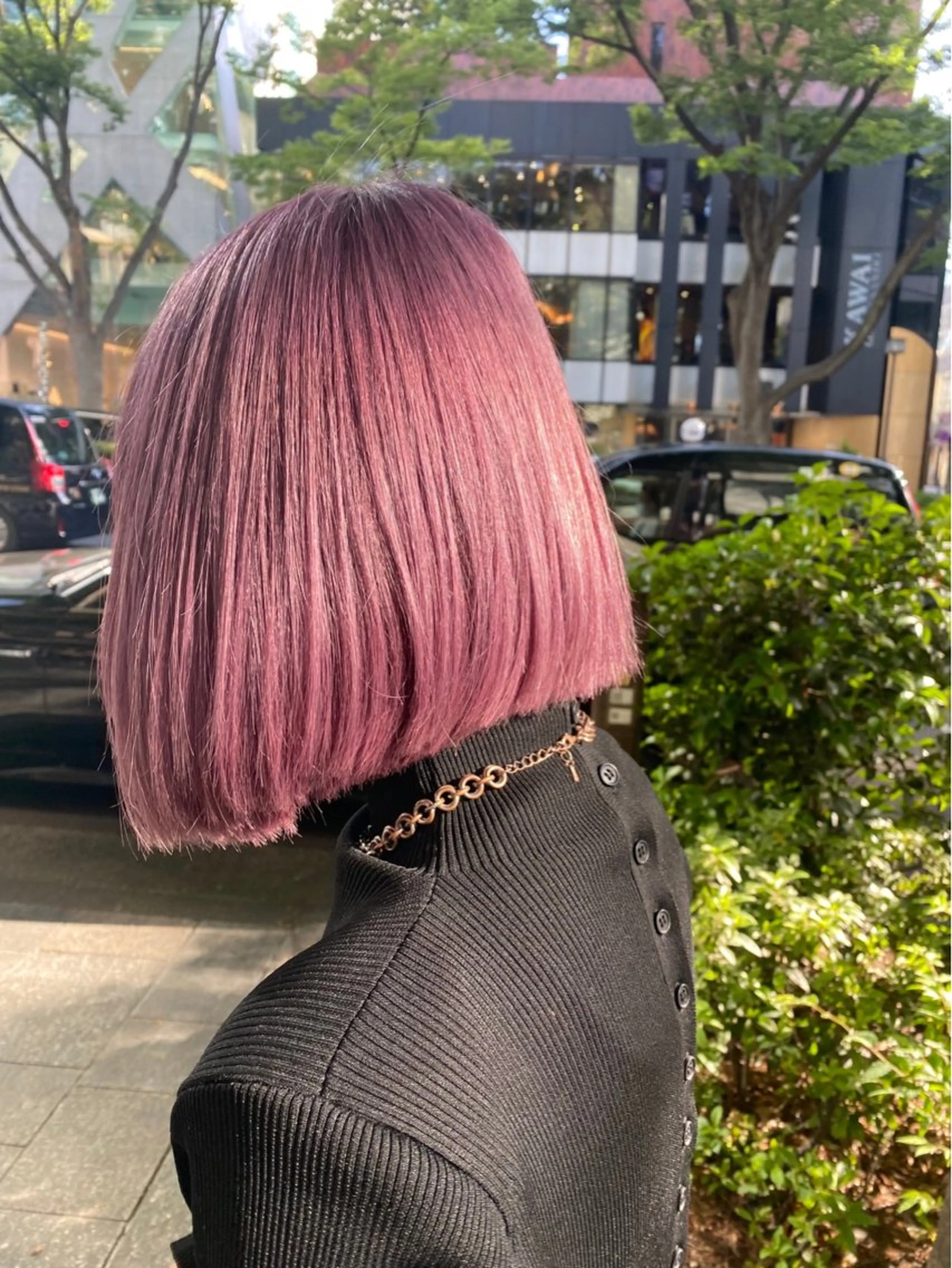 💜全頭ブリーチorリタッチ＋カラーの写真