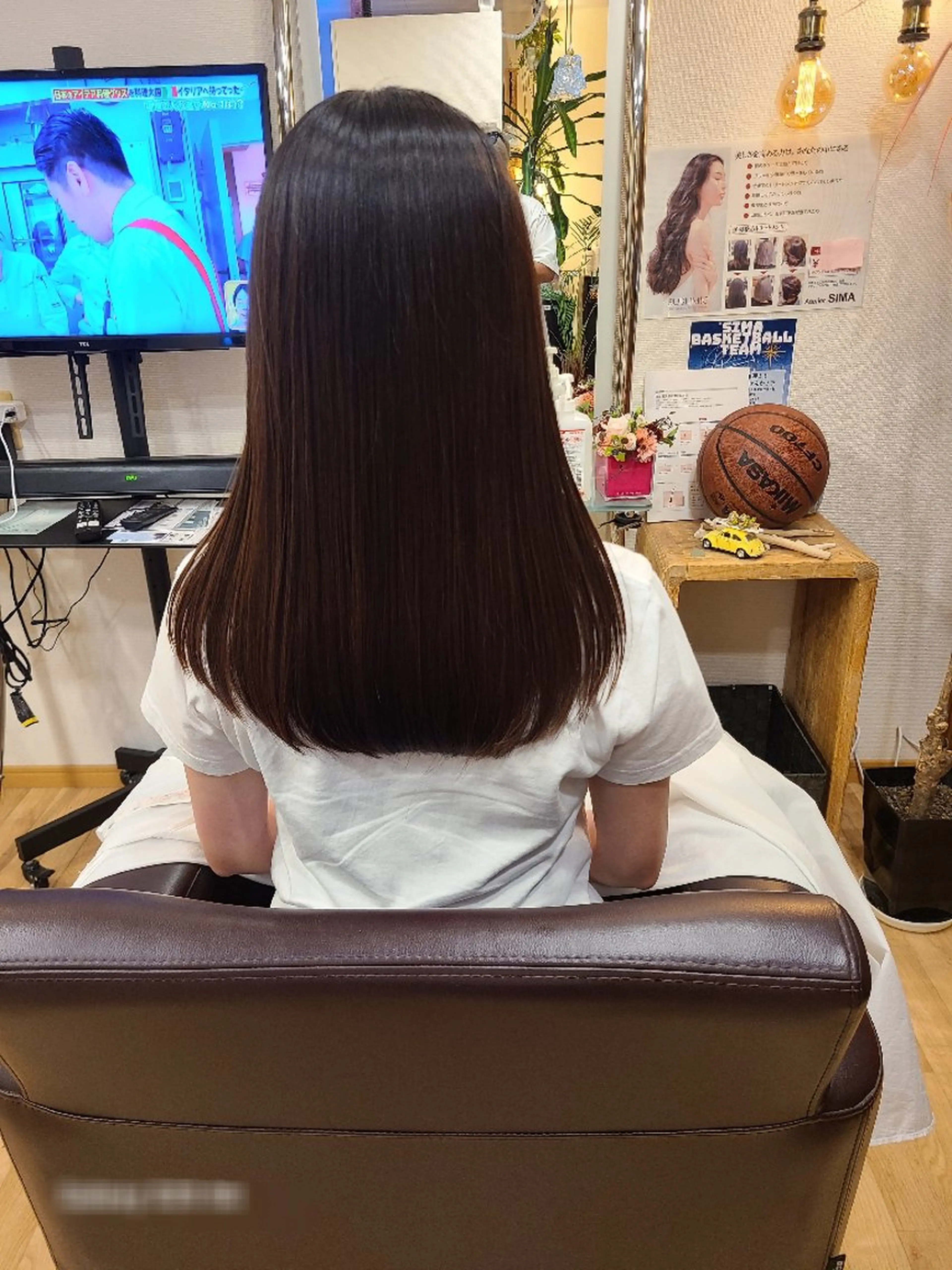 ロング シ マのヘアスタイル