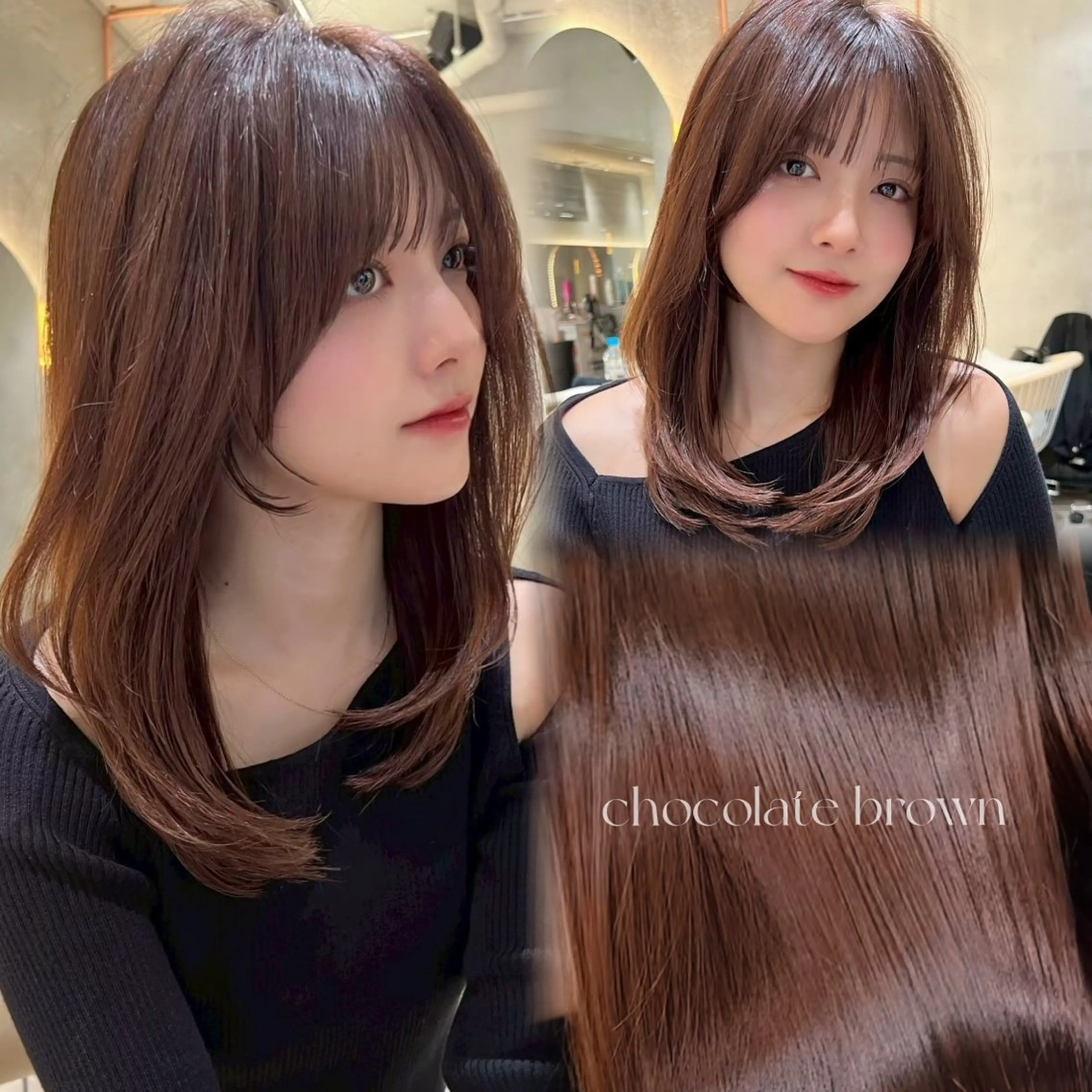 カラー トリートメント Reve by lond所属・MOKA🫧透明感カ ラー/垢抜けカットのヘアスタイル