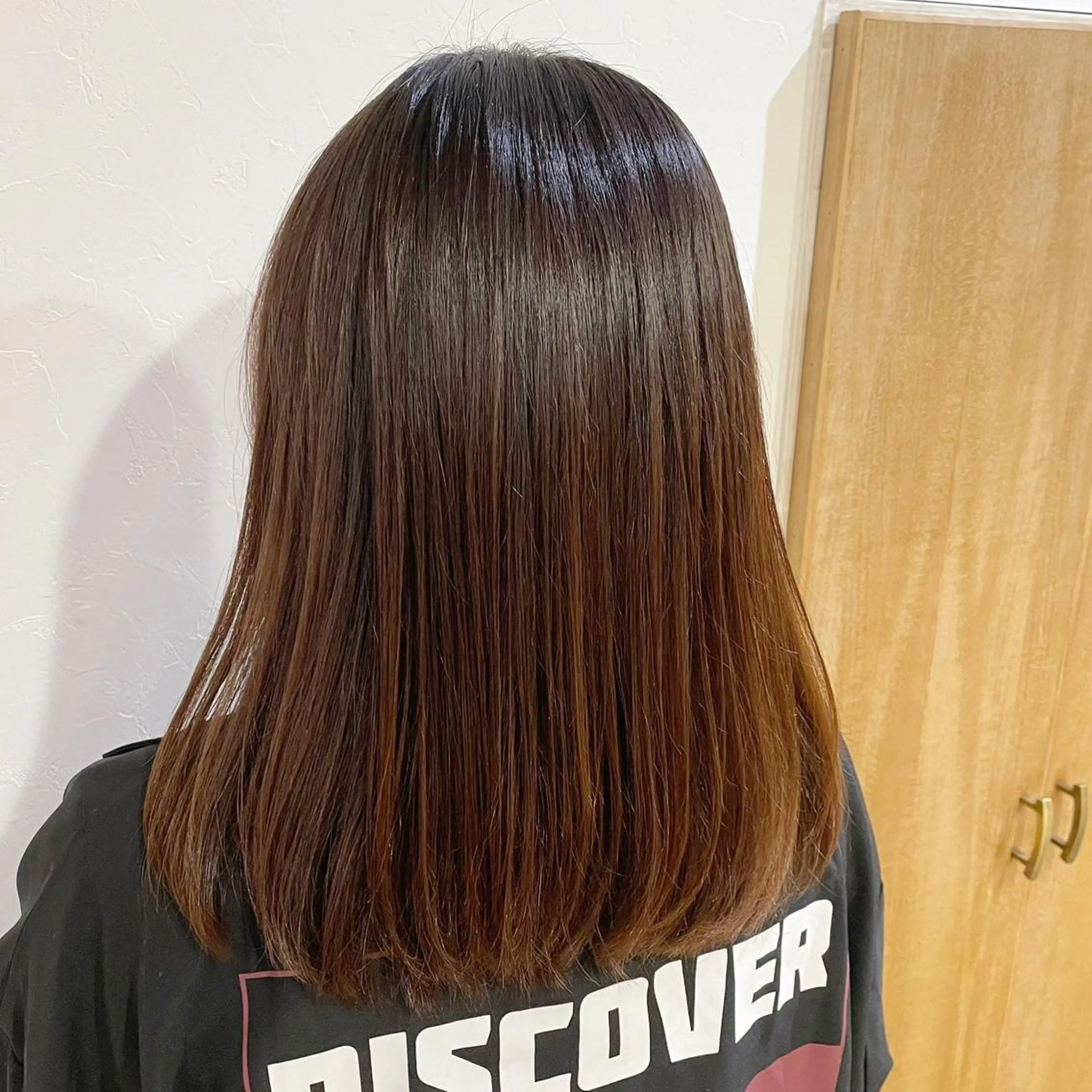 セミロング セミロングパーマ くせ毛 なつき/艶ピンク/ girly hairのヘアスタイル