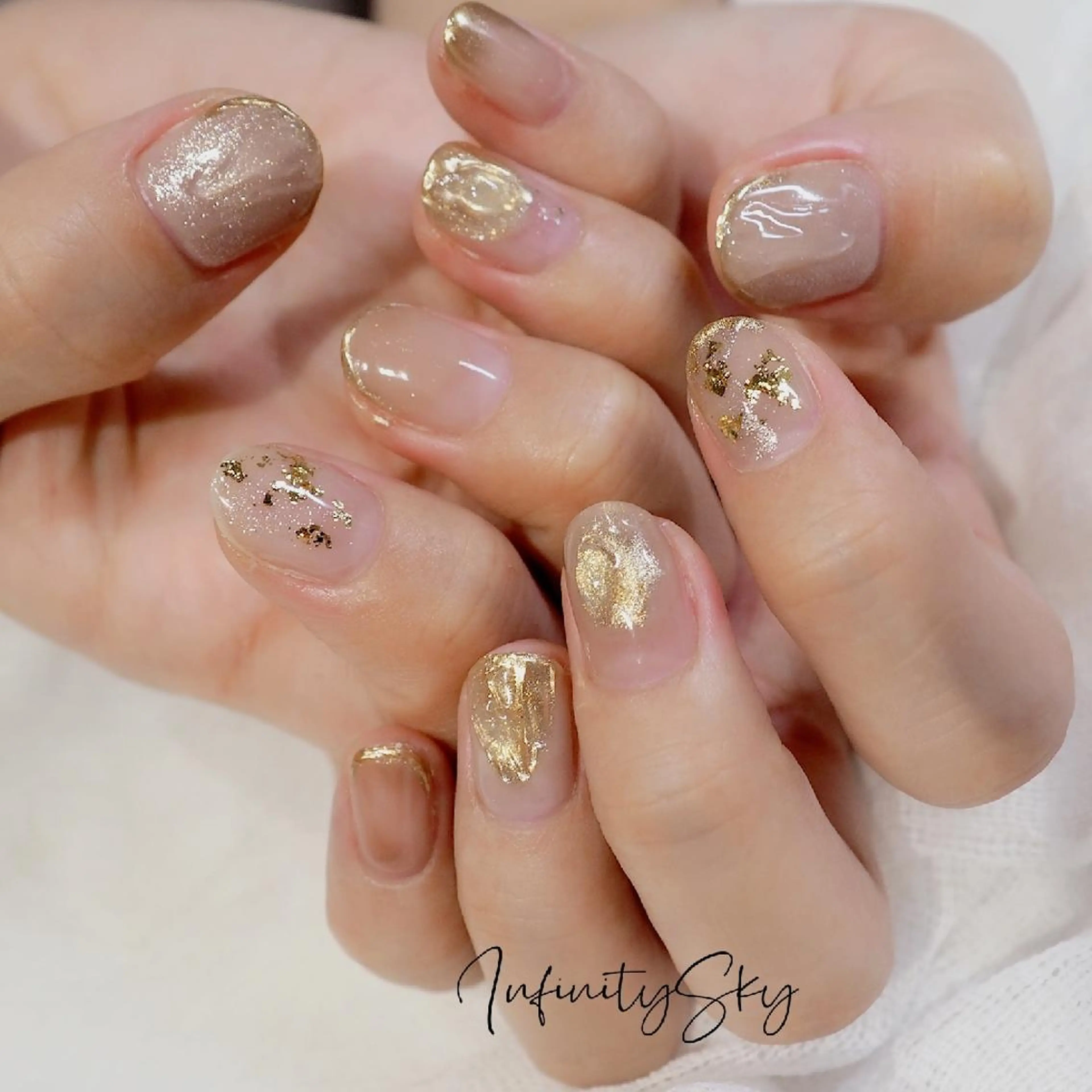 ネイル infinity skyのネイルデザイン