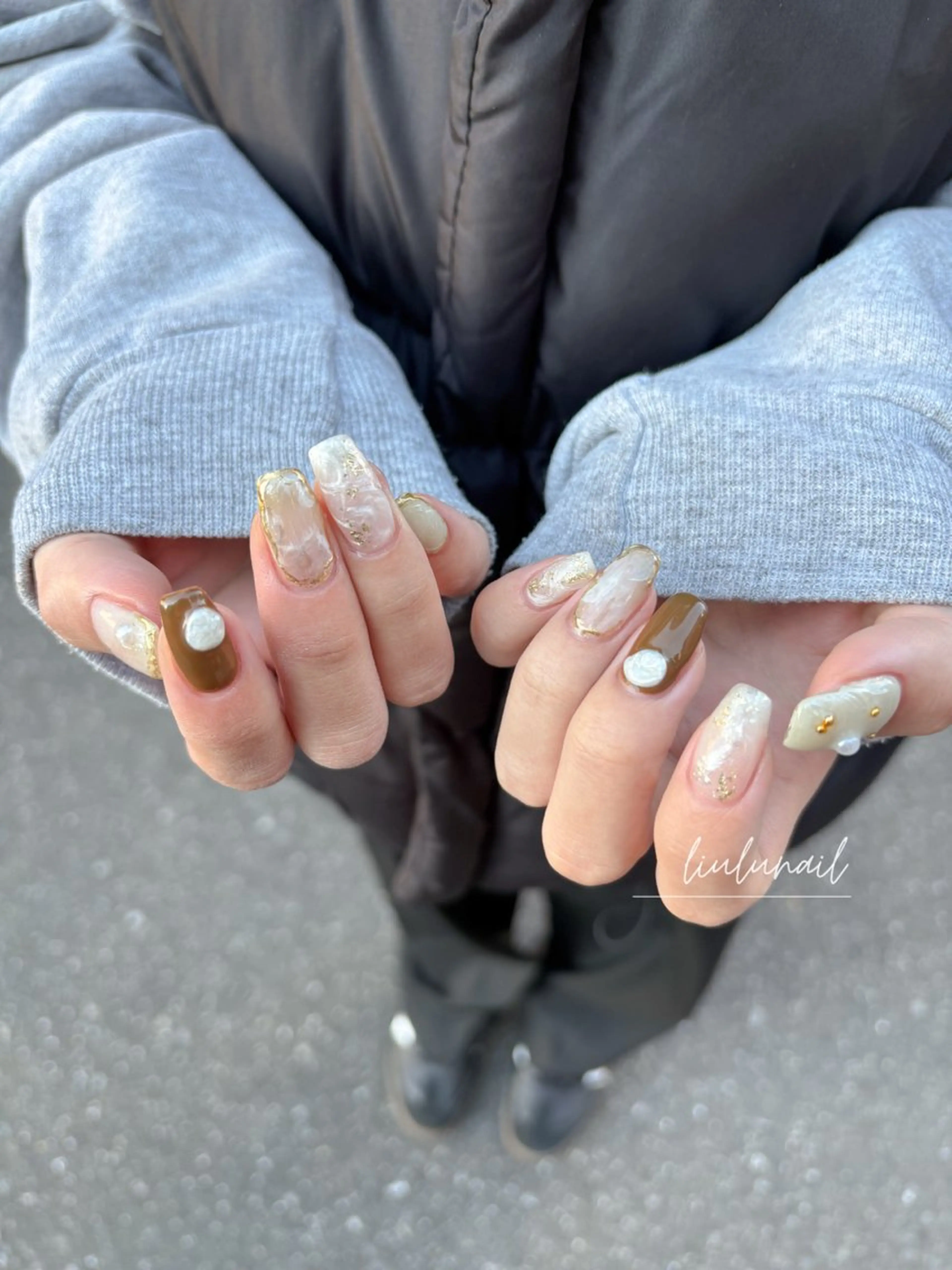 ネイル ハンドネイル liulu nailのネイルデザイン