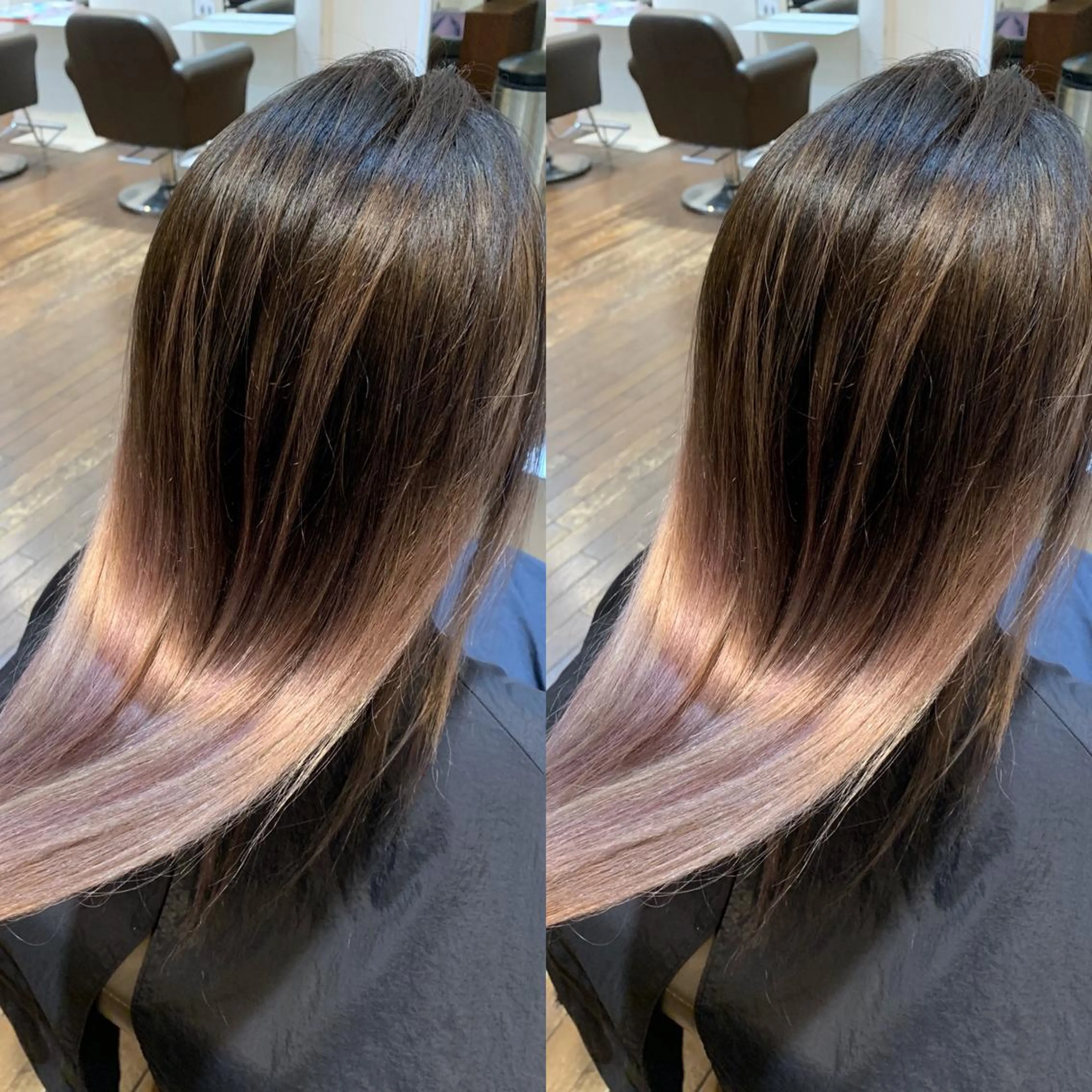 ロング カラー バレイヤージュ レイヤーカット トリートメント ヘアカラー トリートメント STELLA所属・心斎橋なんば 大野竜輝のヘアスタイル