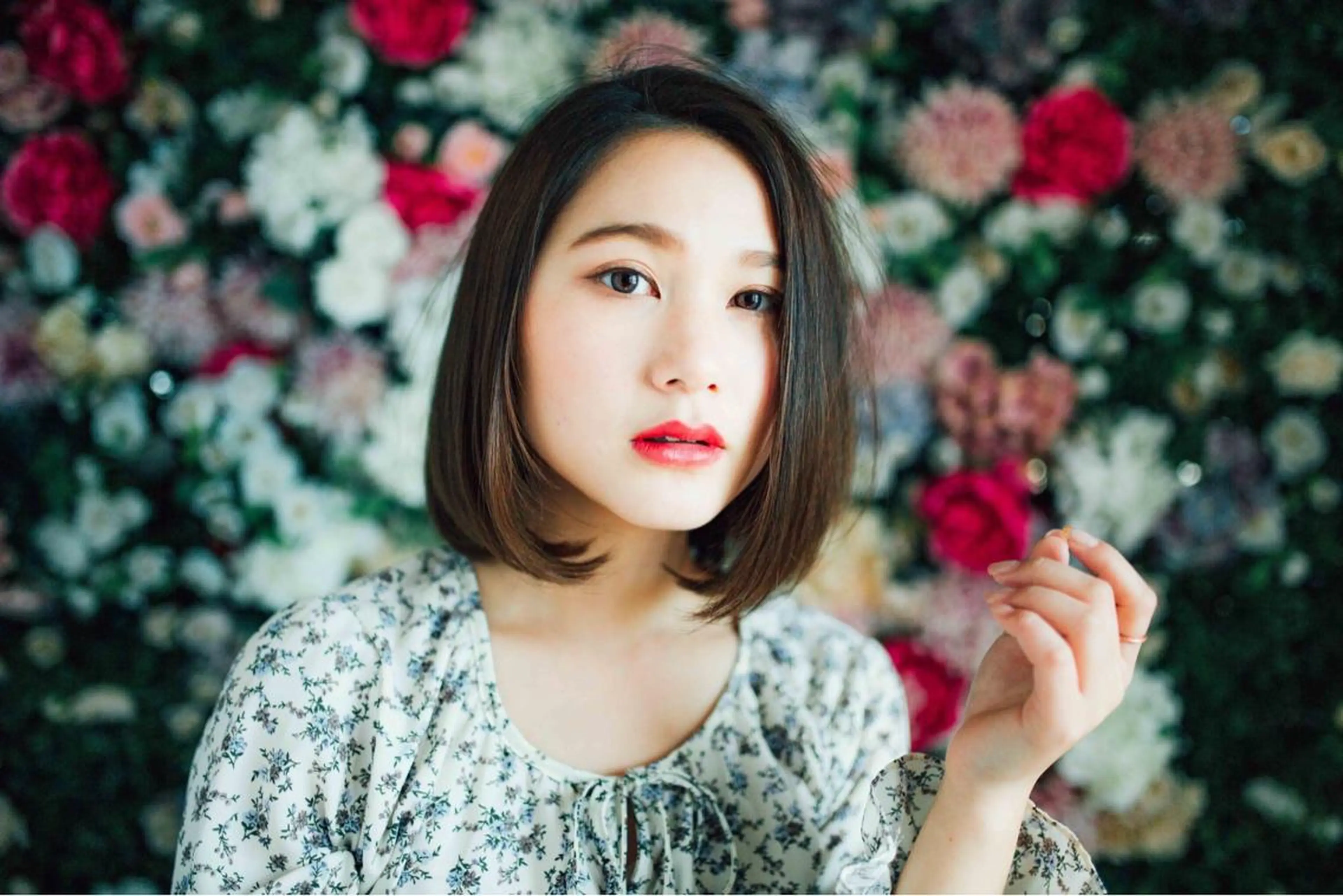 ショート カラー 遊佐 瑞紀のヘアスタイル