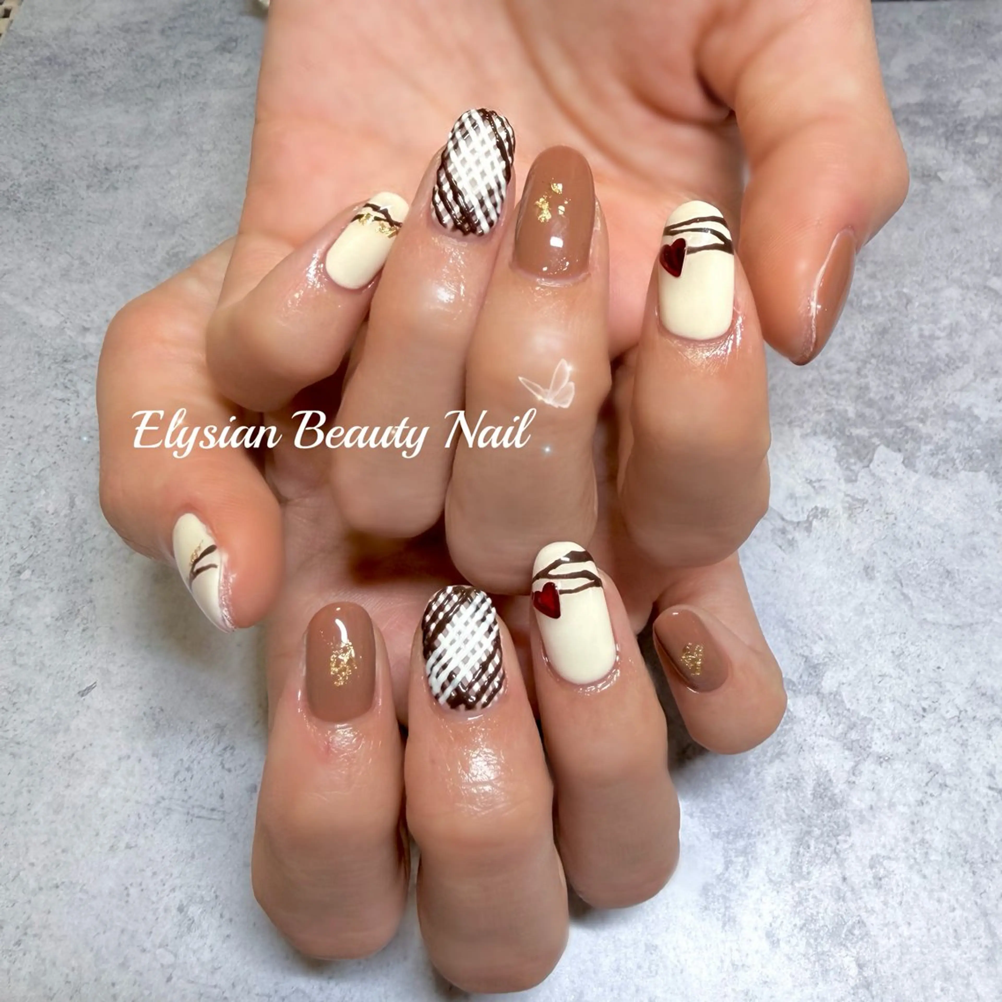 ネイル ハンドネイル エリシアン ビューティーネイルのネイルデザイン