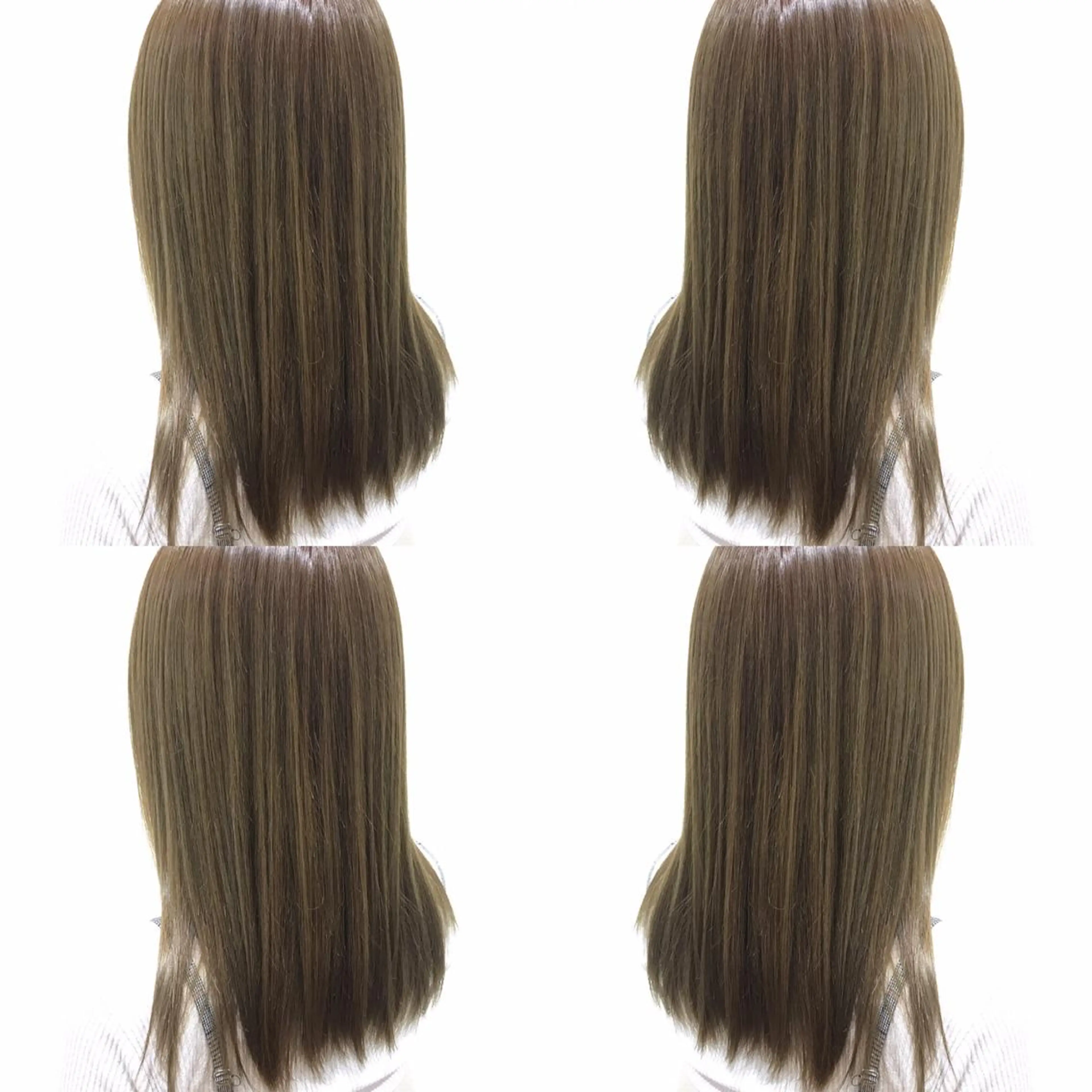 ロング カラー 金沢 広美のヘアスタイル