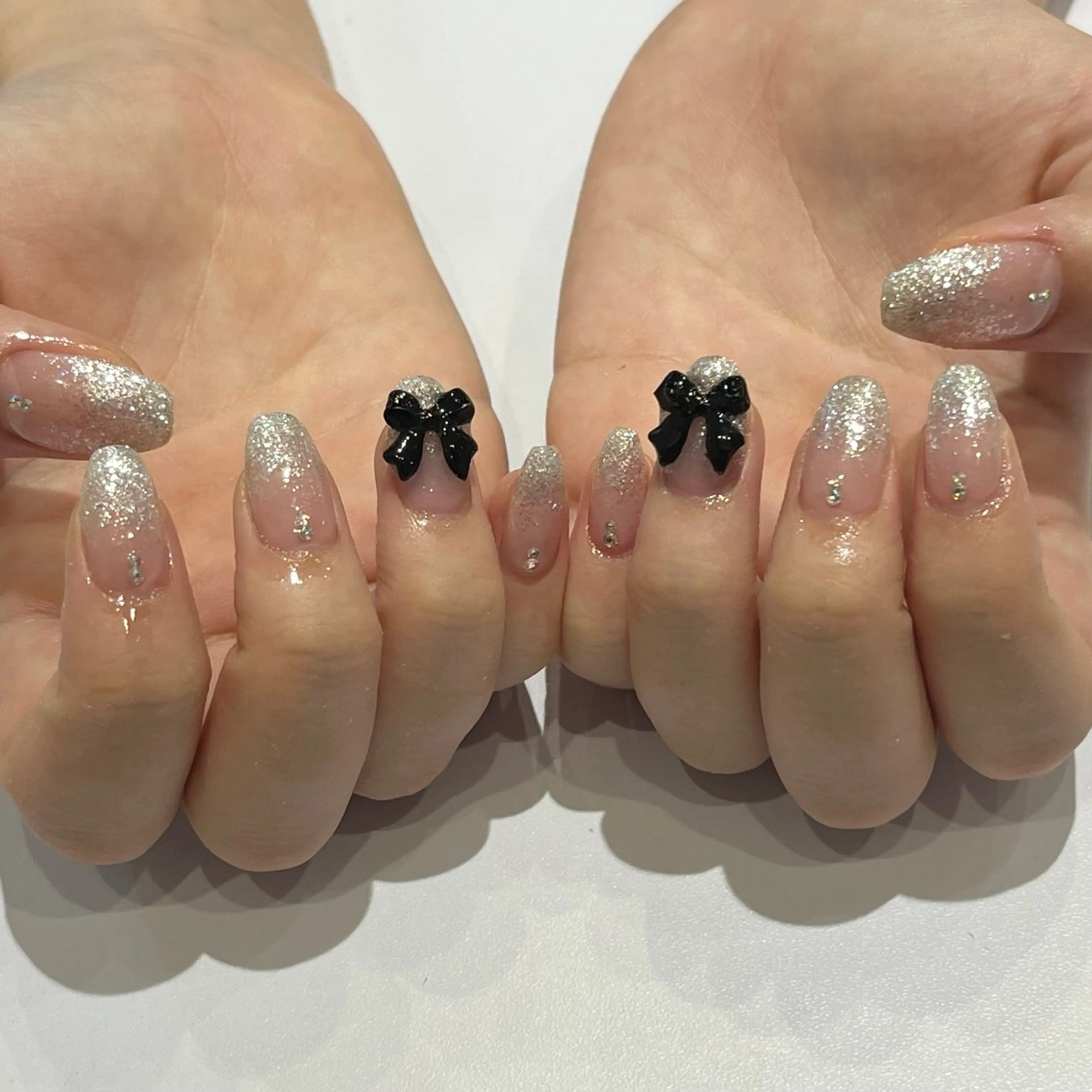 ネイル リボン ハンドネイル nail  ✧︎ Renaのネイルデザイン