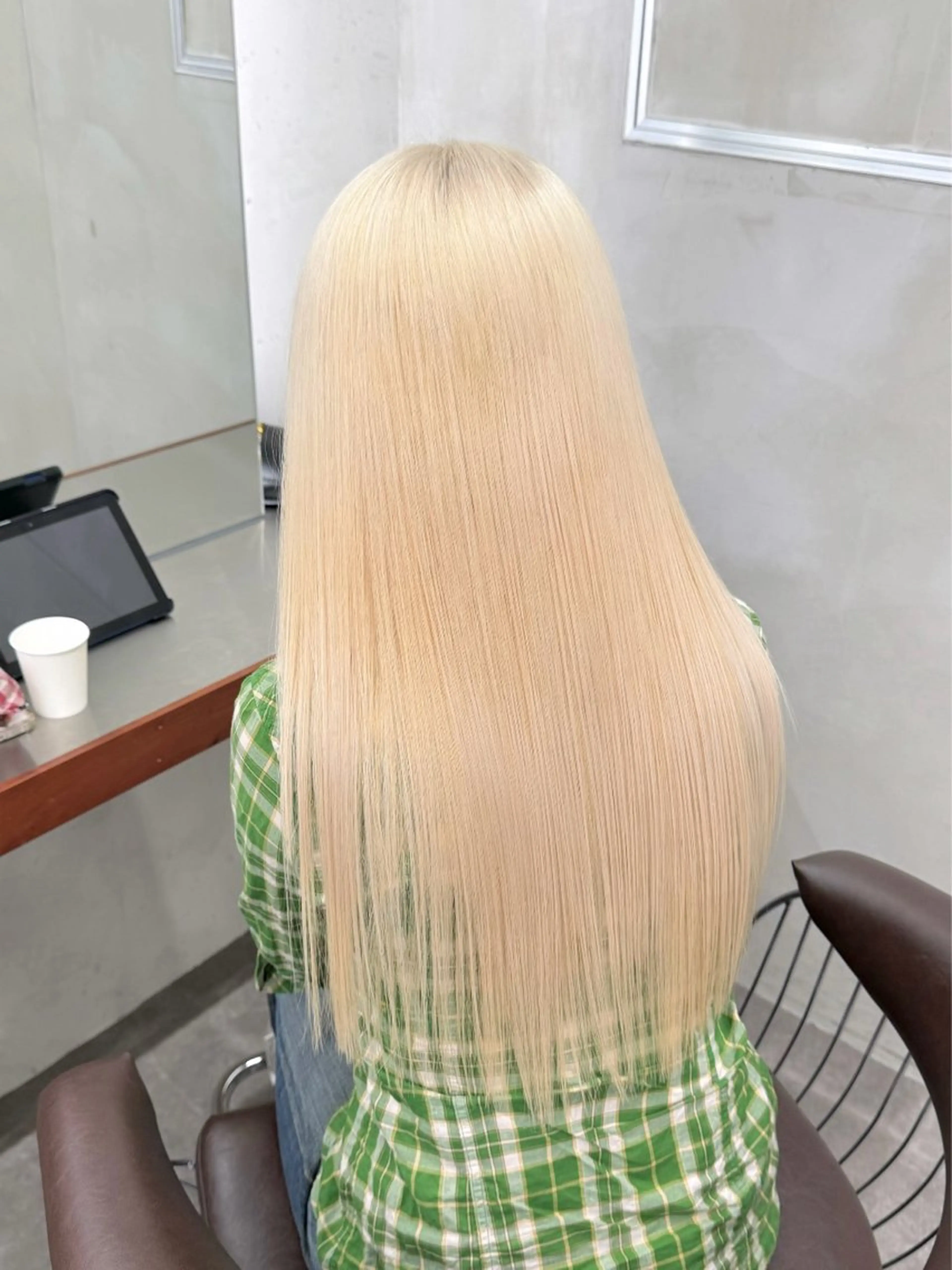 ロング カラー 似合わせカット/ ハイトーン/aoiのヘアスタイル