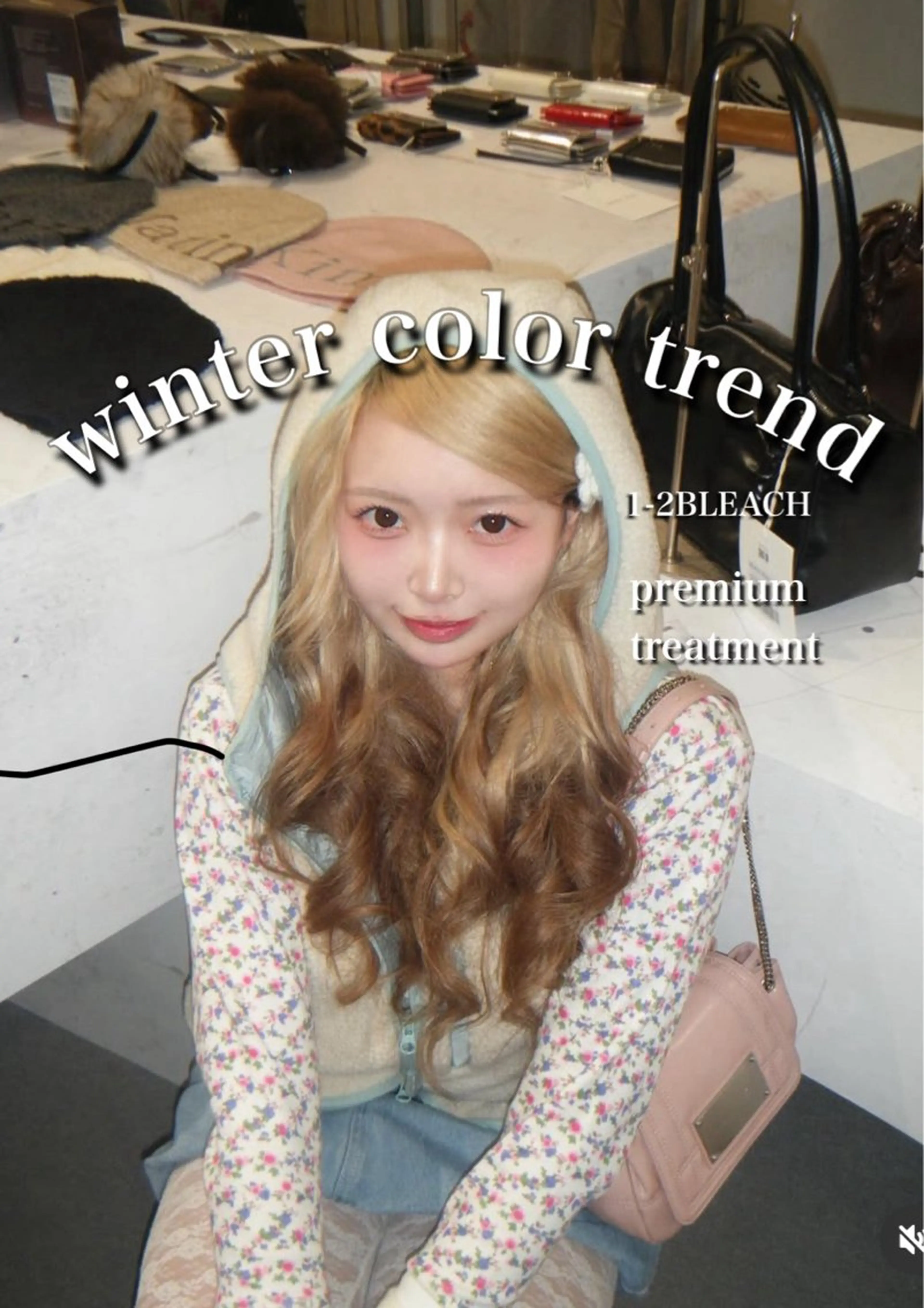 ロング ヘアカラー ヘアセット 艶髪ハイトーンカラー 渋谷🎀ririkaのヘアスタイル