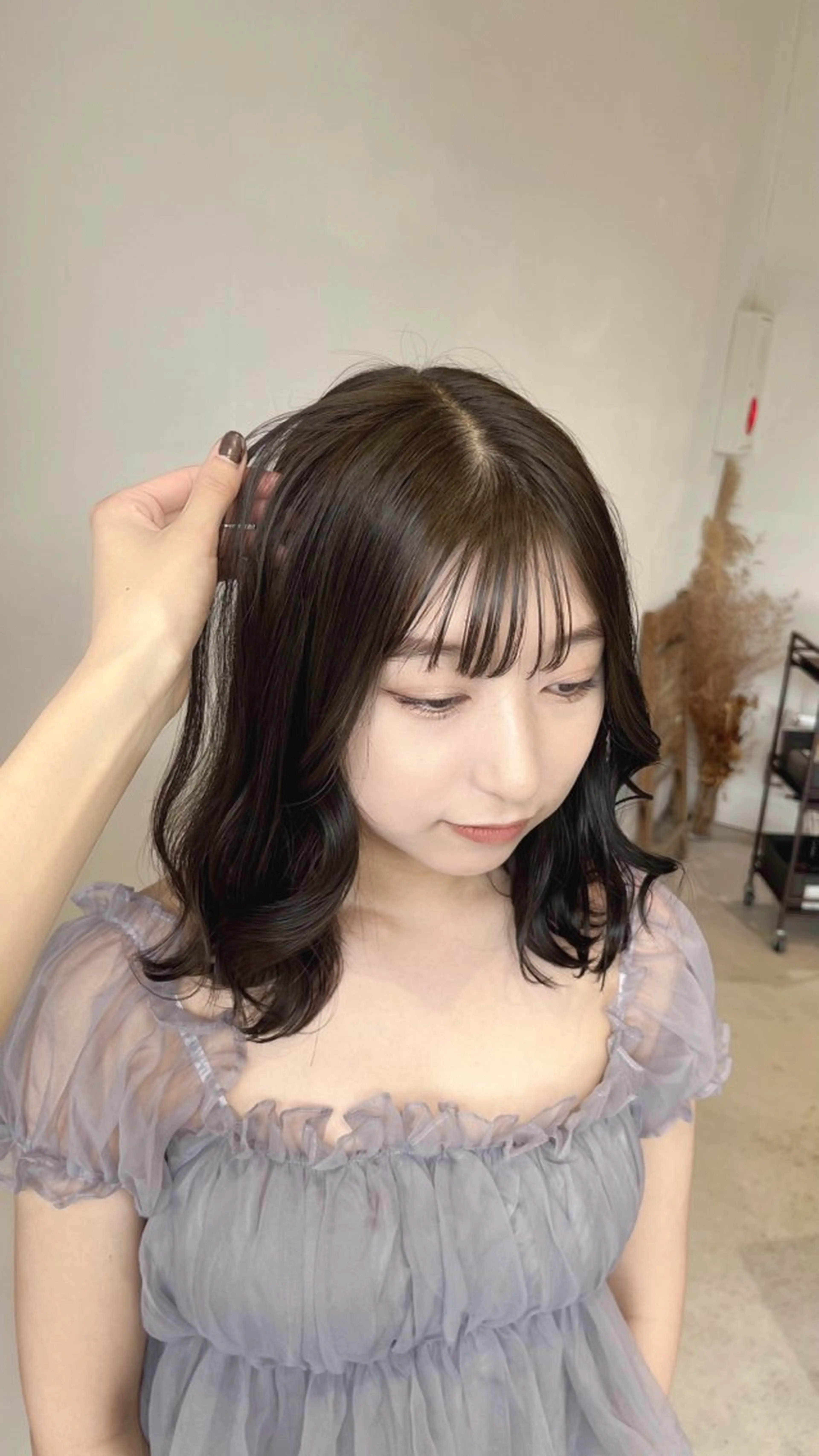 ミディアム カラー あ あのヘアスタイル