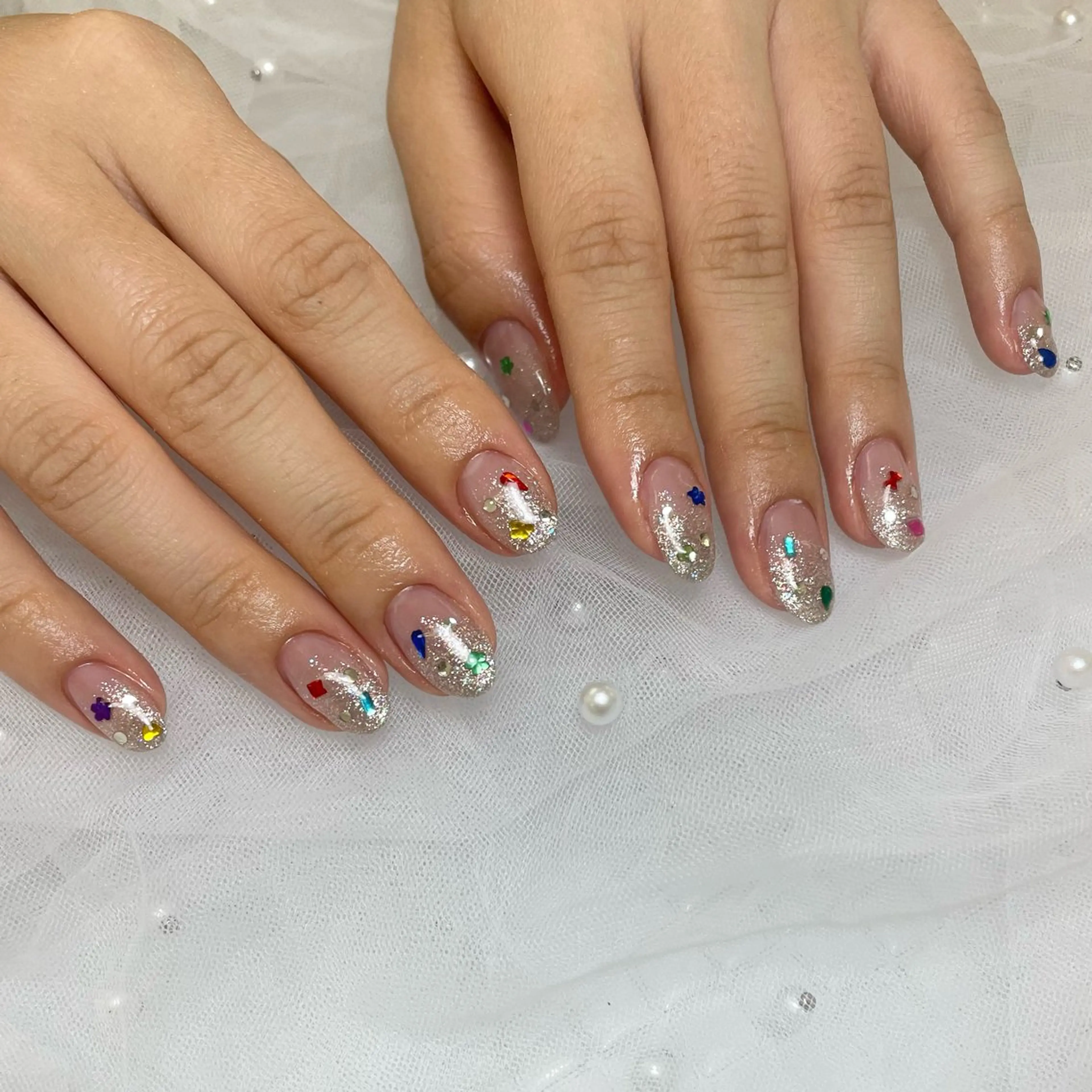 ネイル ハンドネイル フットネイル S LOUNGE NAIL所属・パーツたくさん🍓 SUMIのネイルデザイン