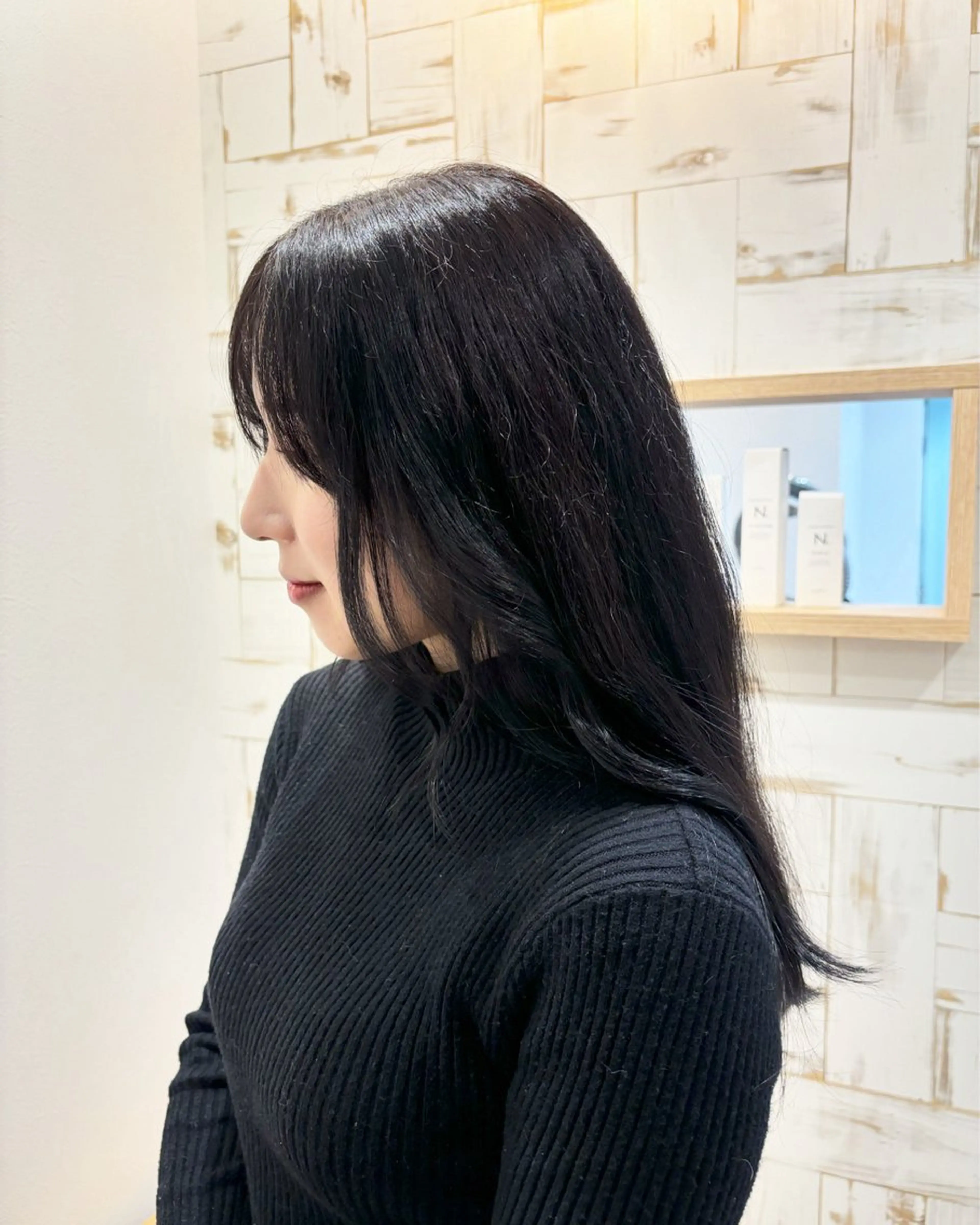 カラー 黒髪 グレーブラック 【メンズ専門 】村斎　伶次のヘアスタイル