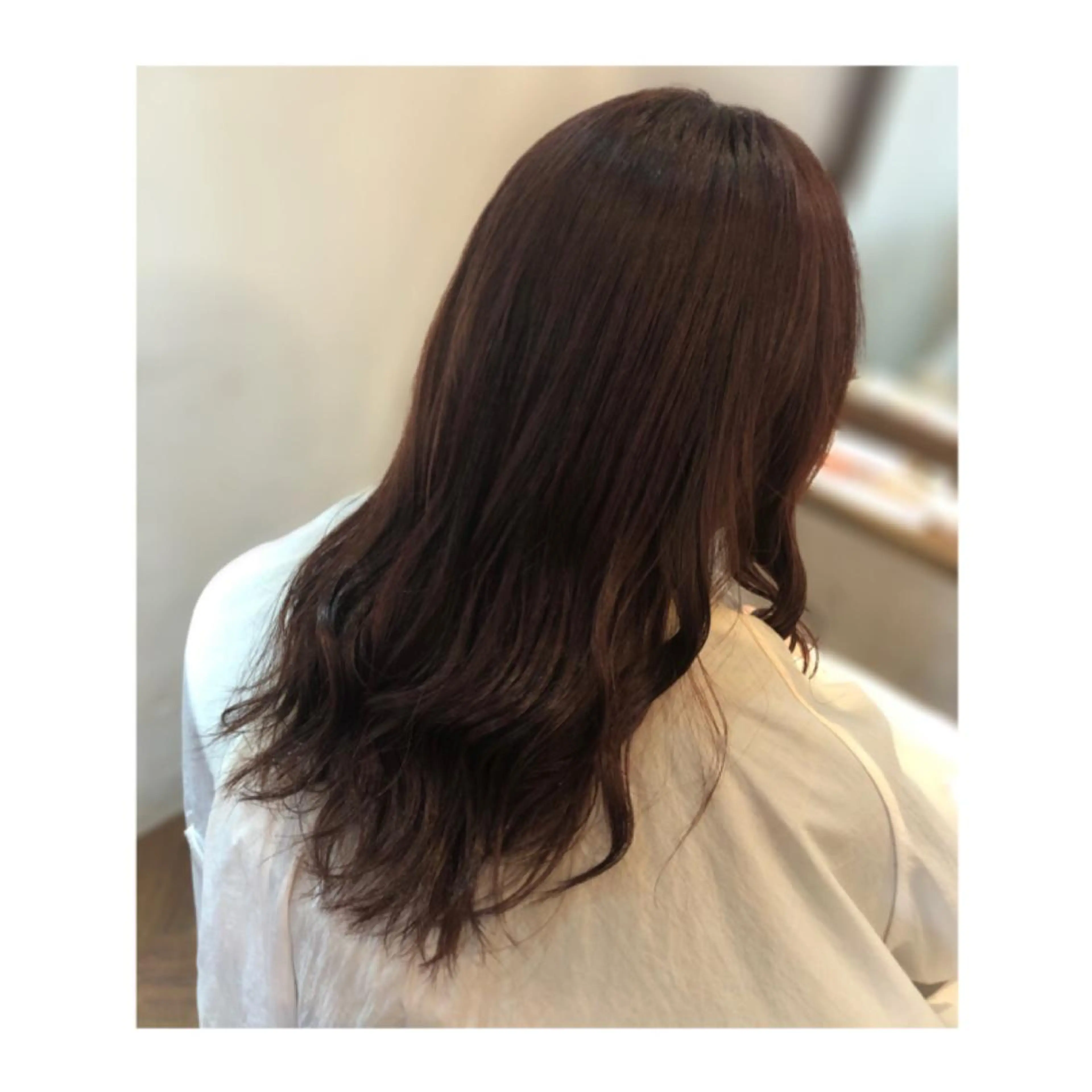 ロング カラー ヘアカラー トリートメント まちだ ひとみのヘアスタイル