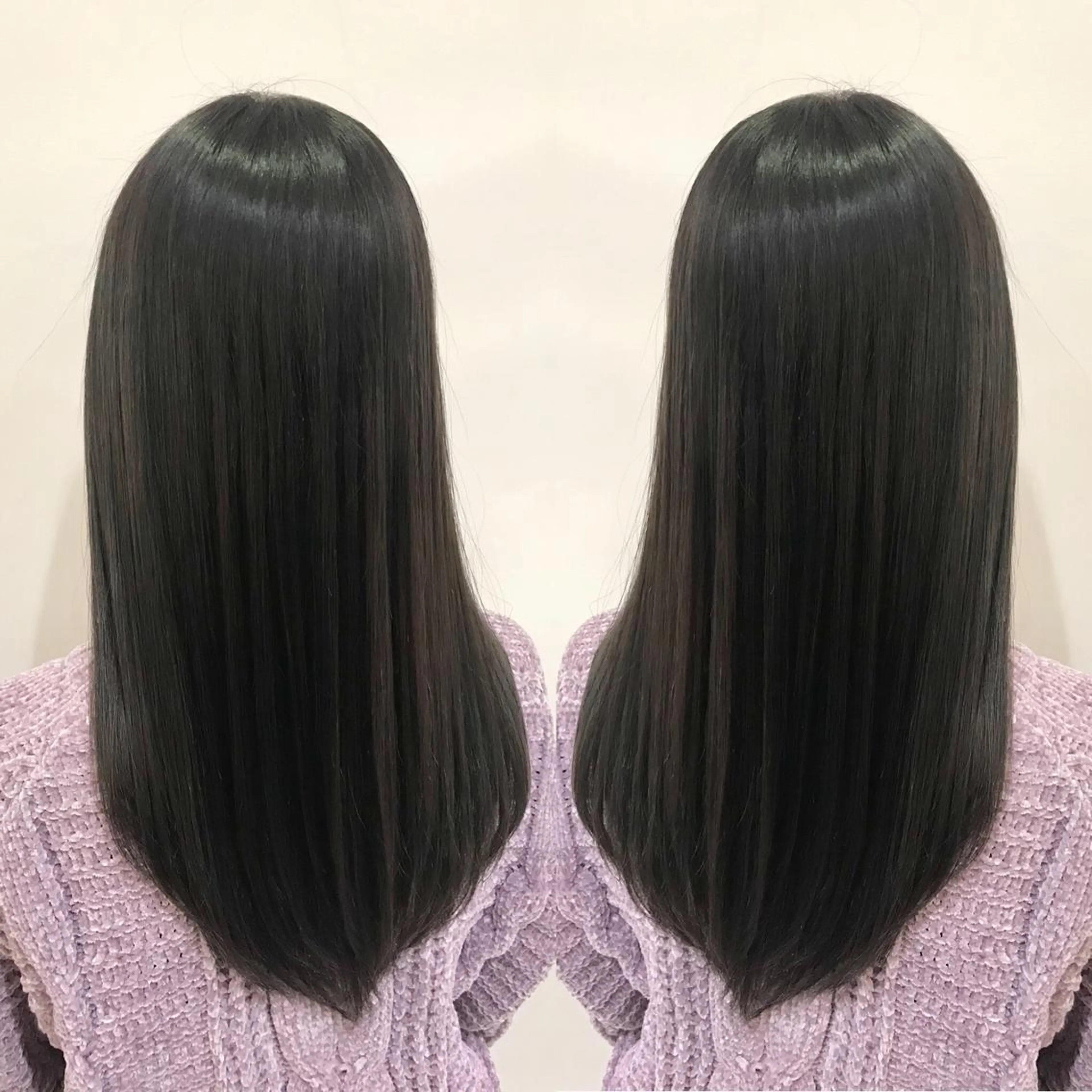 ロング アッシュ カット ヘアカラー slow所属・名取 純平のヘアスタイル