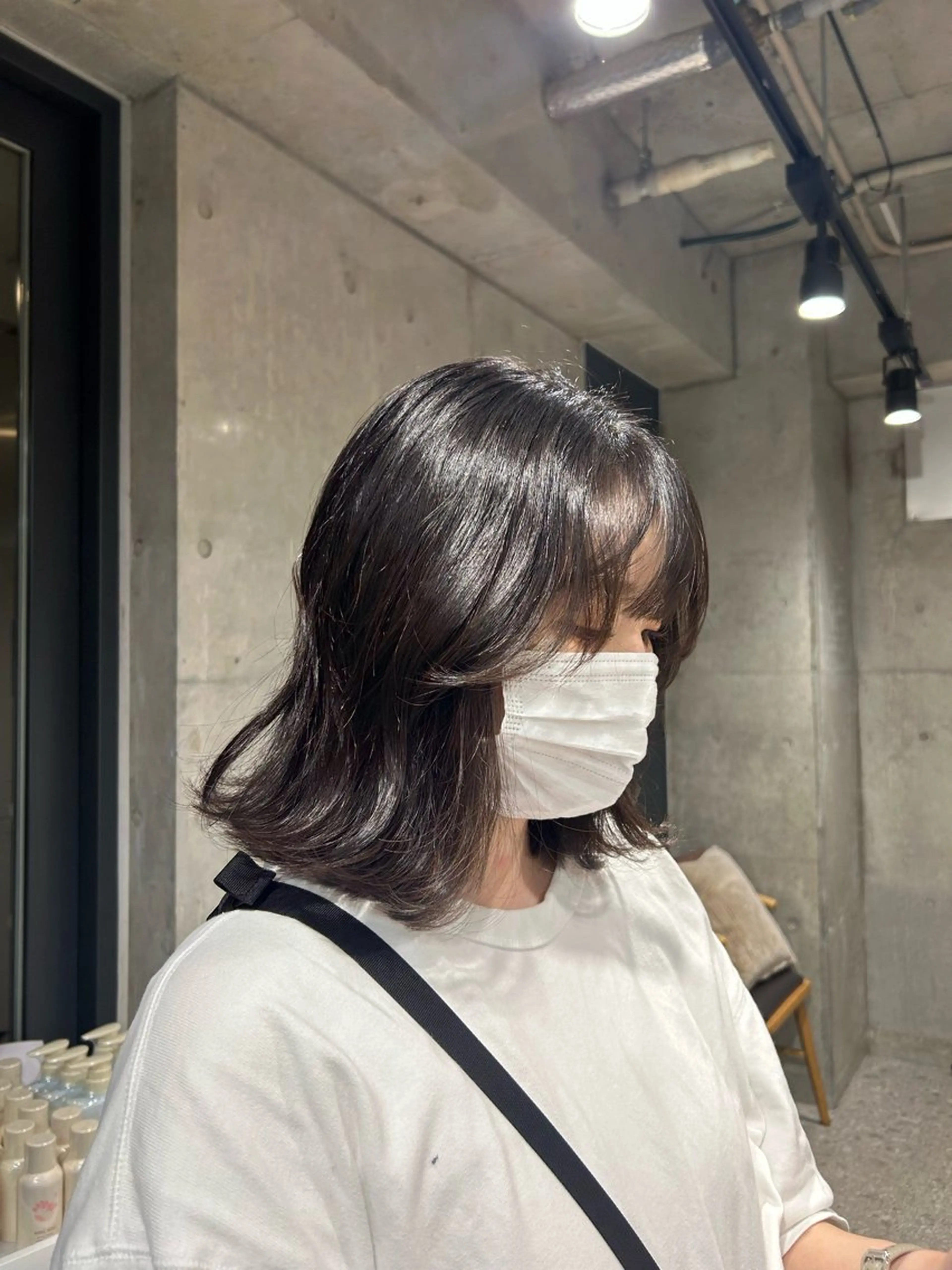 ミディアム 🍎ダブルカラー 🍎KUREA🍎のヘアスタイル