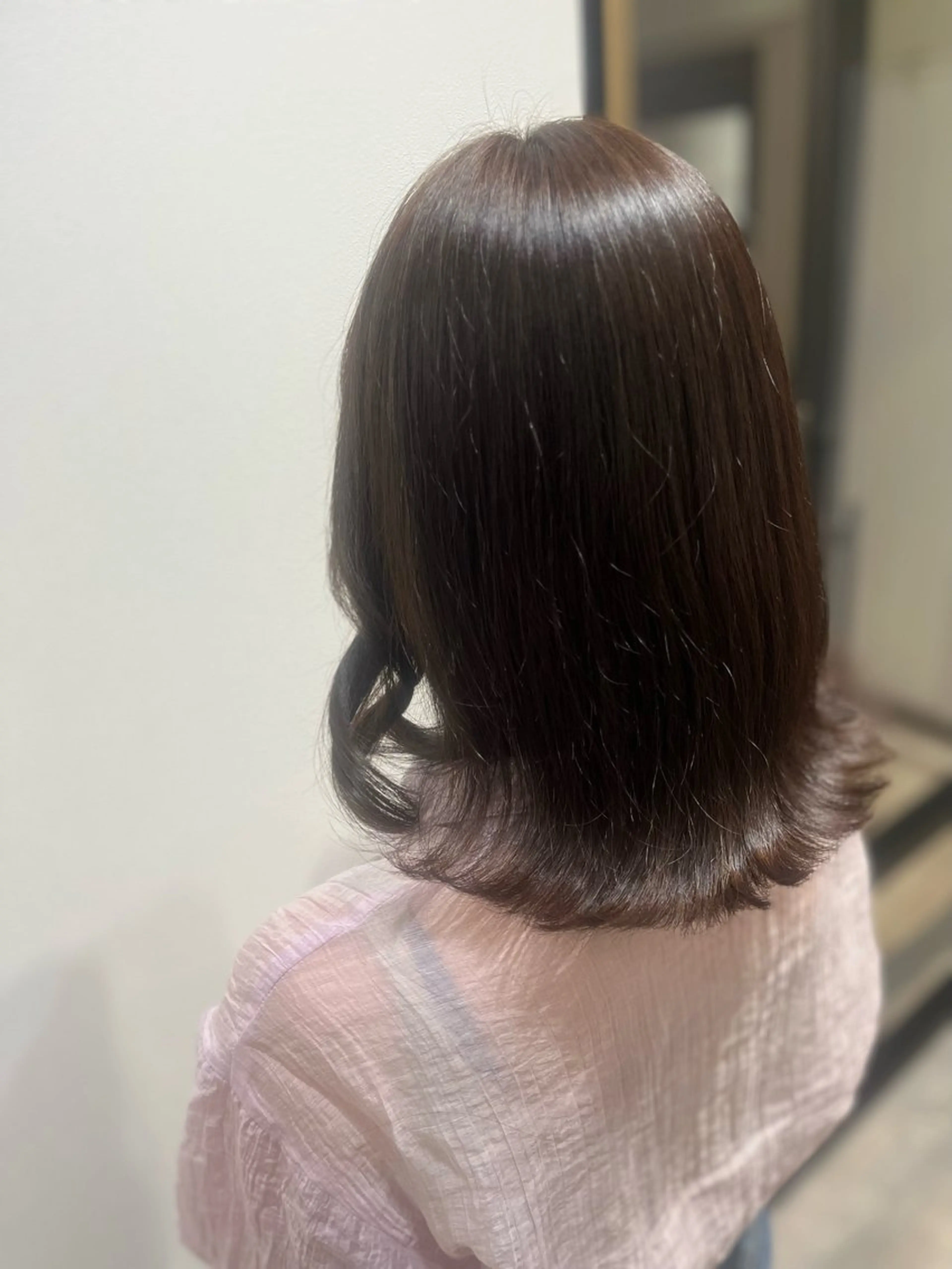 ミディアム カラー ブラウンカラー モカブラウン カット ヘアカラー トリートメント 🫧ぷる艶カラー🫧 Yuubi🦩のヘアスタイル
