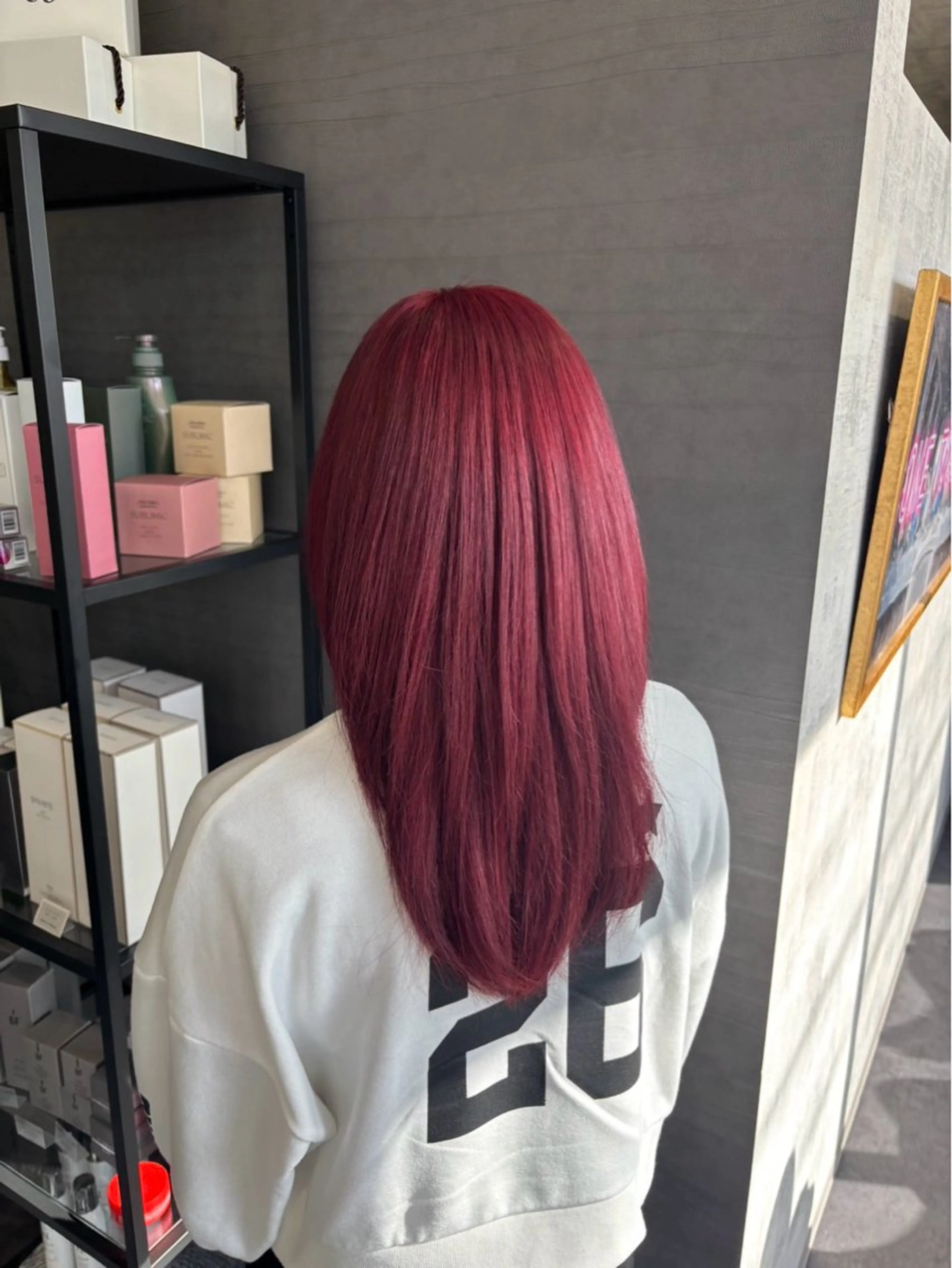 セミロング ハッシュカット ヘアカラー トリートメント Hair…DiA あやののヘアスタイル