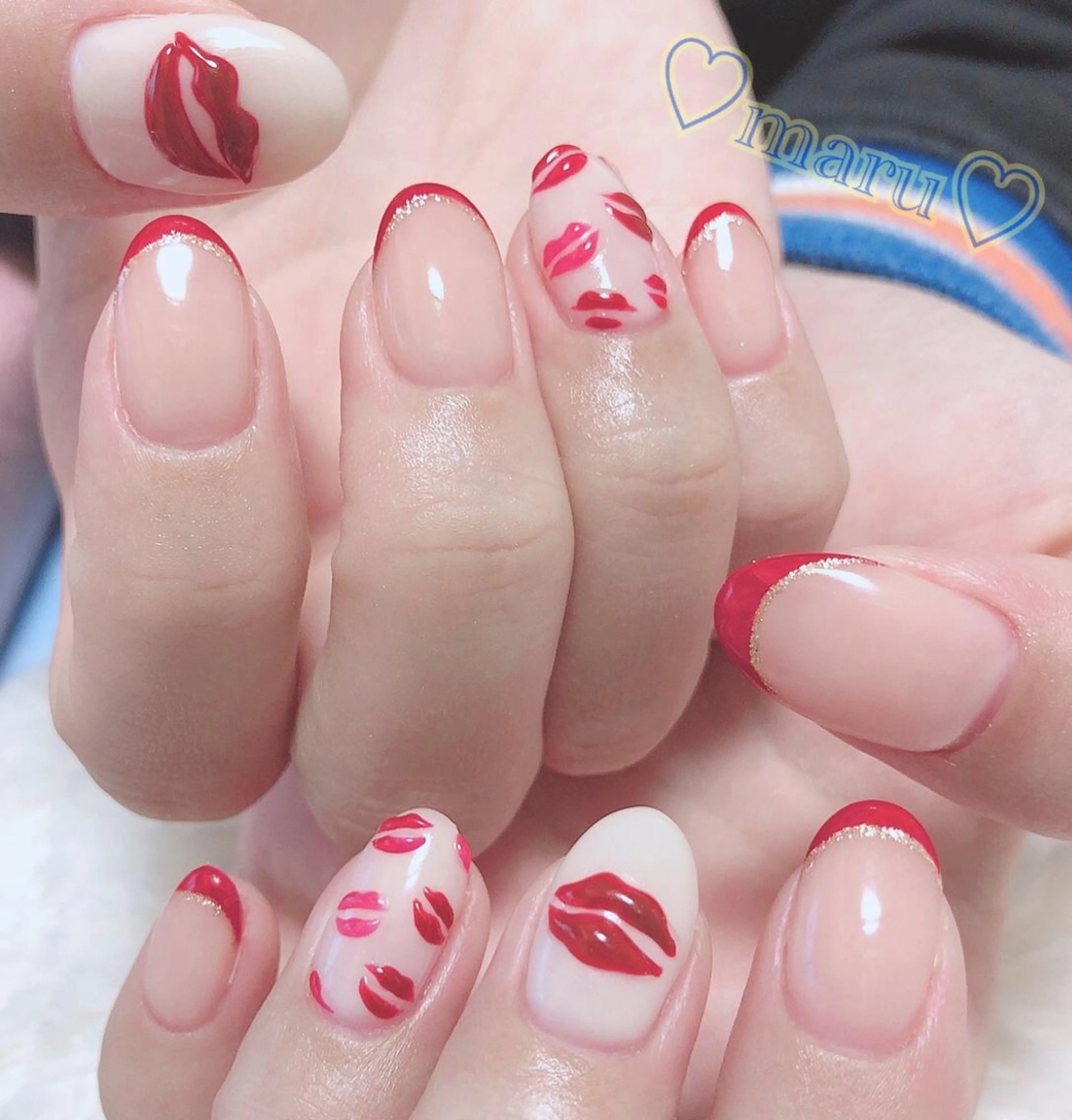 ネイル ハンドネイル フットネイル まるみ ♡のネイルデザイン