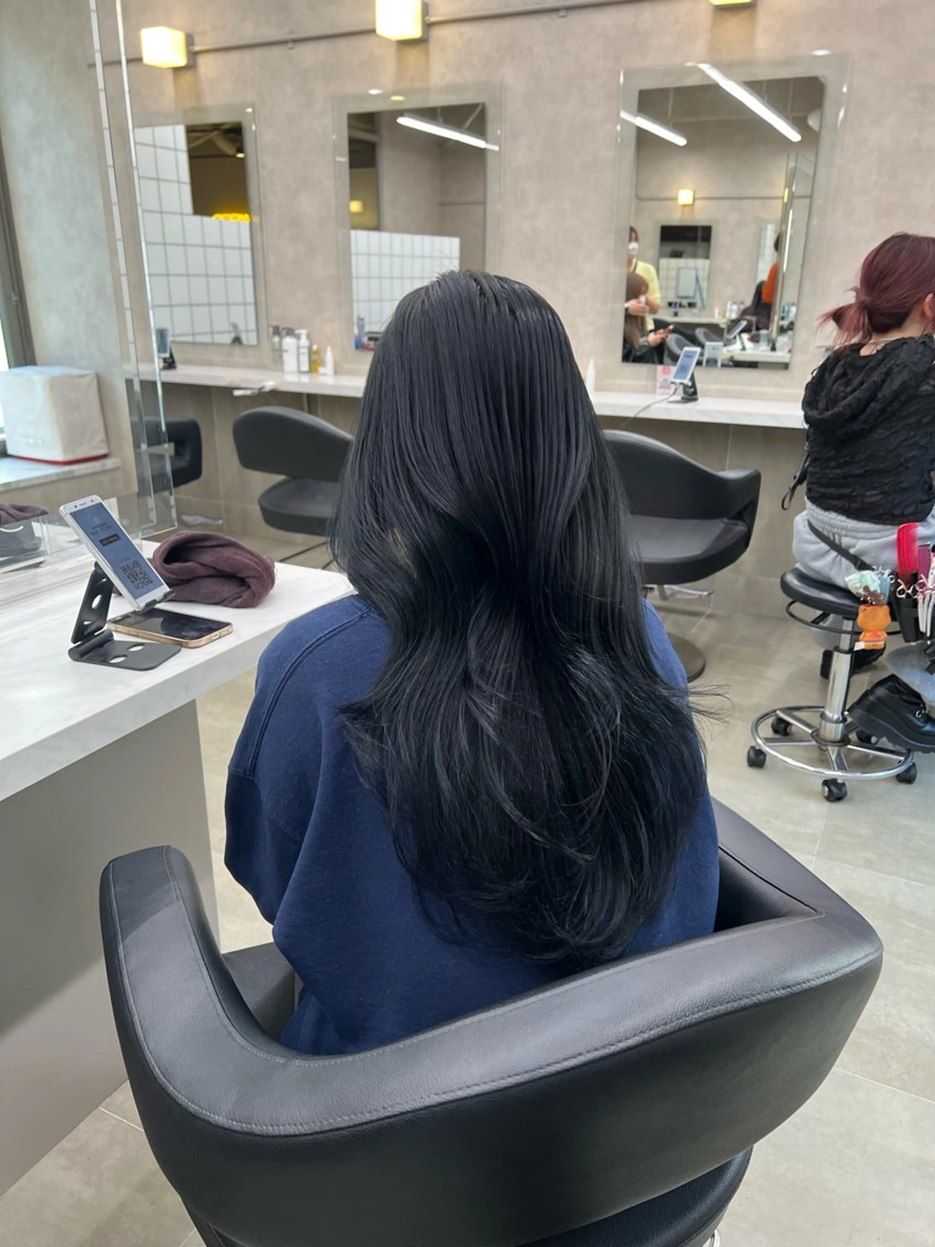 ロング カラー カット ヘアカラー 韓国レイヤーカット /REIのヘアスタイル