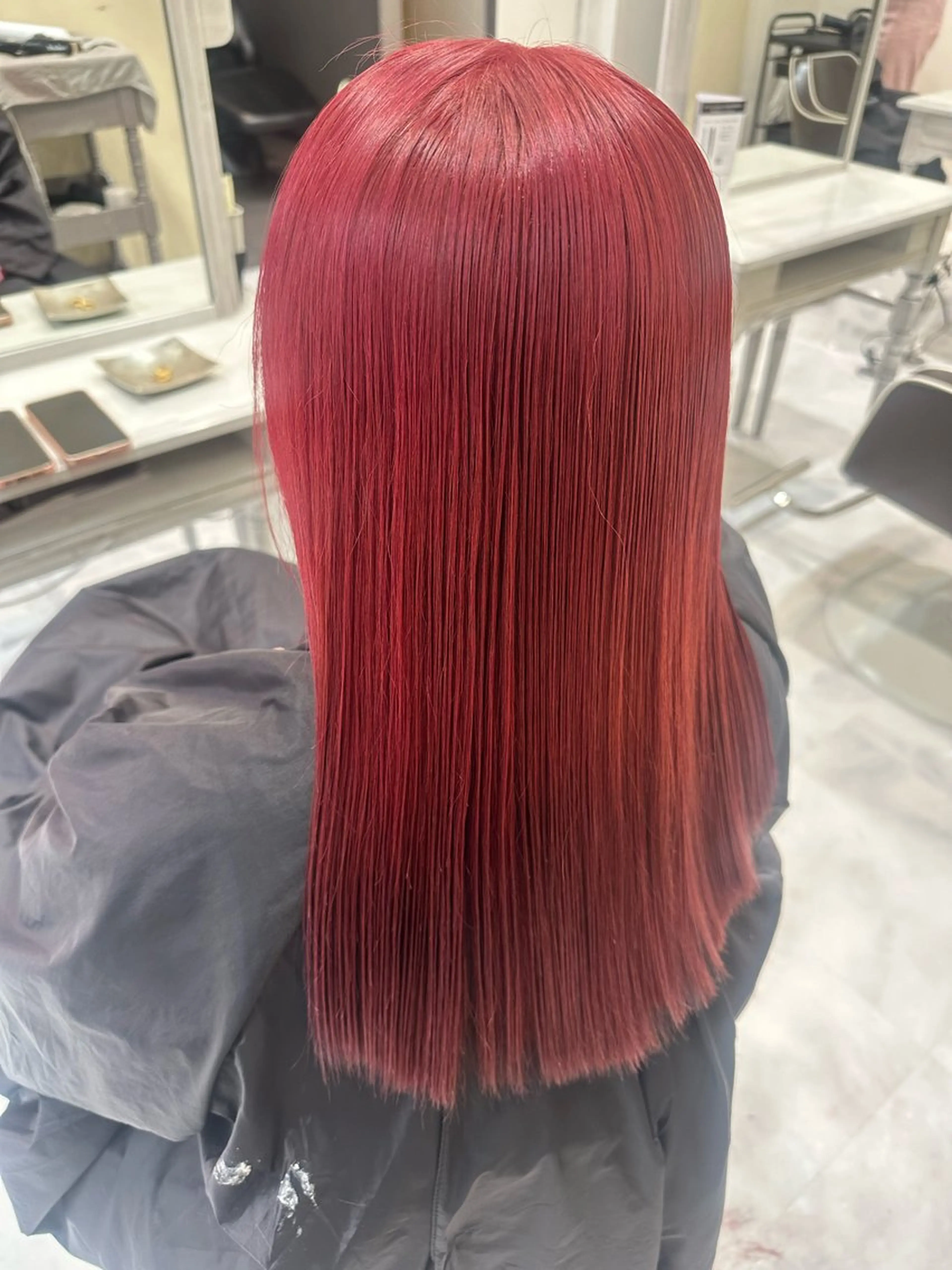 ロング カラー カット ヘアカラー トリートメント 💘韓国カラー💘 クルミのヘアスタイル