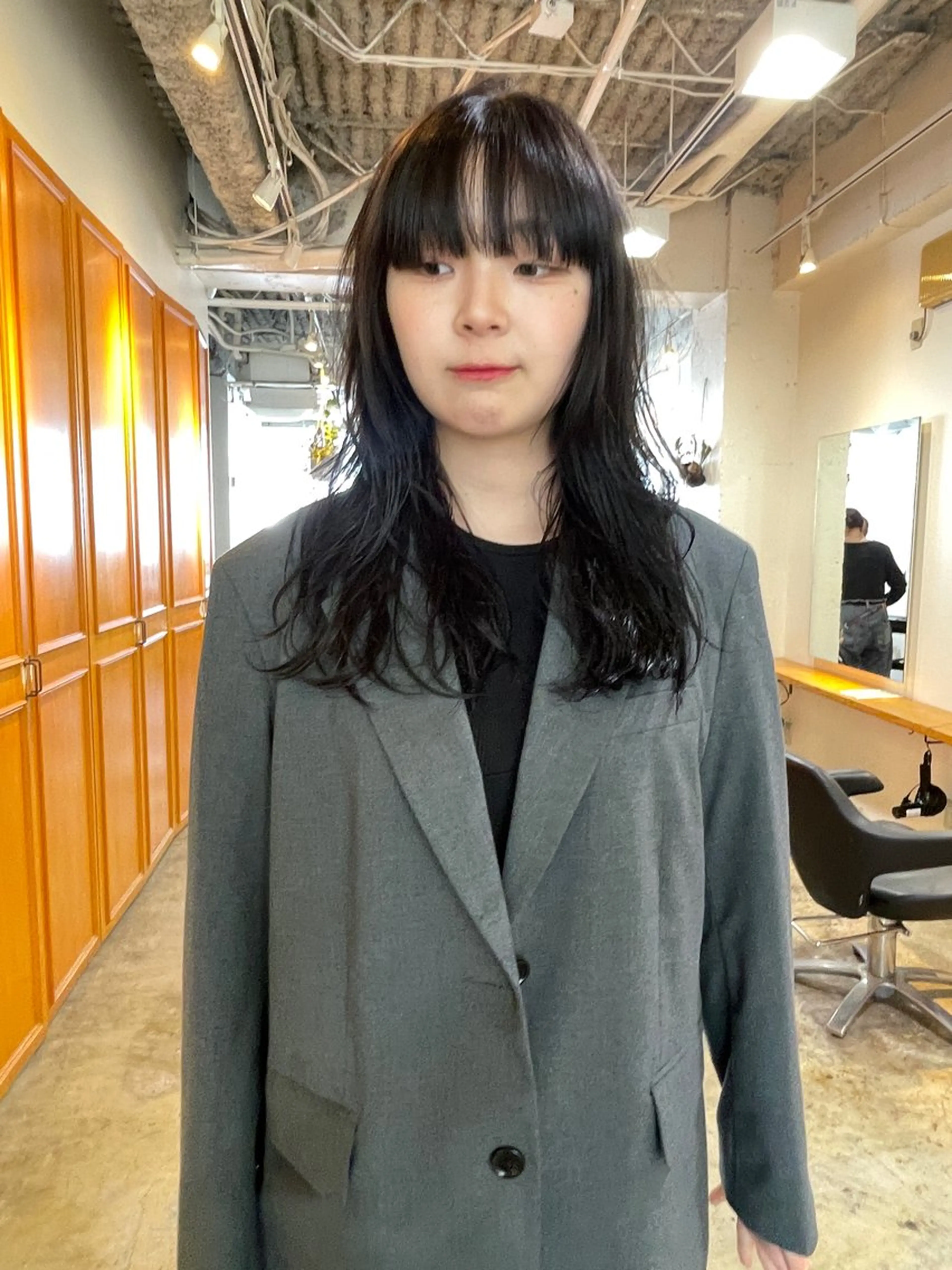 ミディアム カラー レイヤーカット カット ヘアカラー トリートメント レイヤー／似合わせ TAKUYAのヘアスタイル