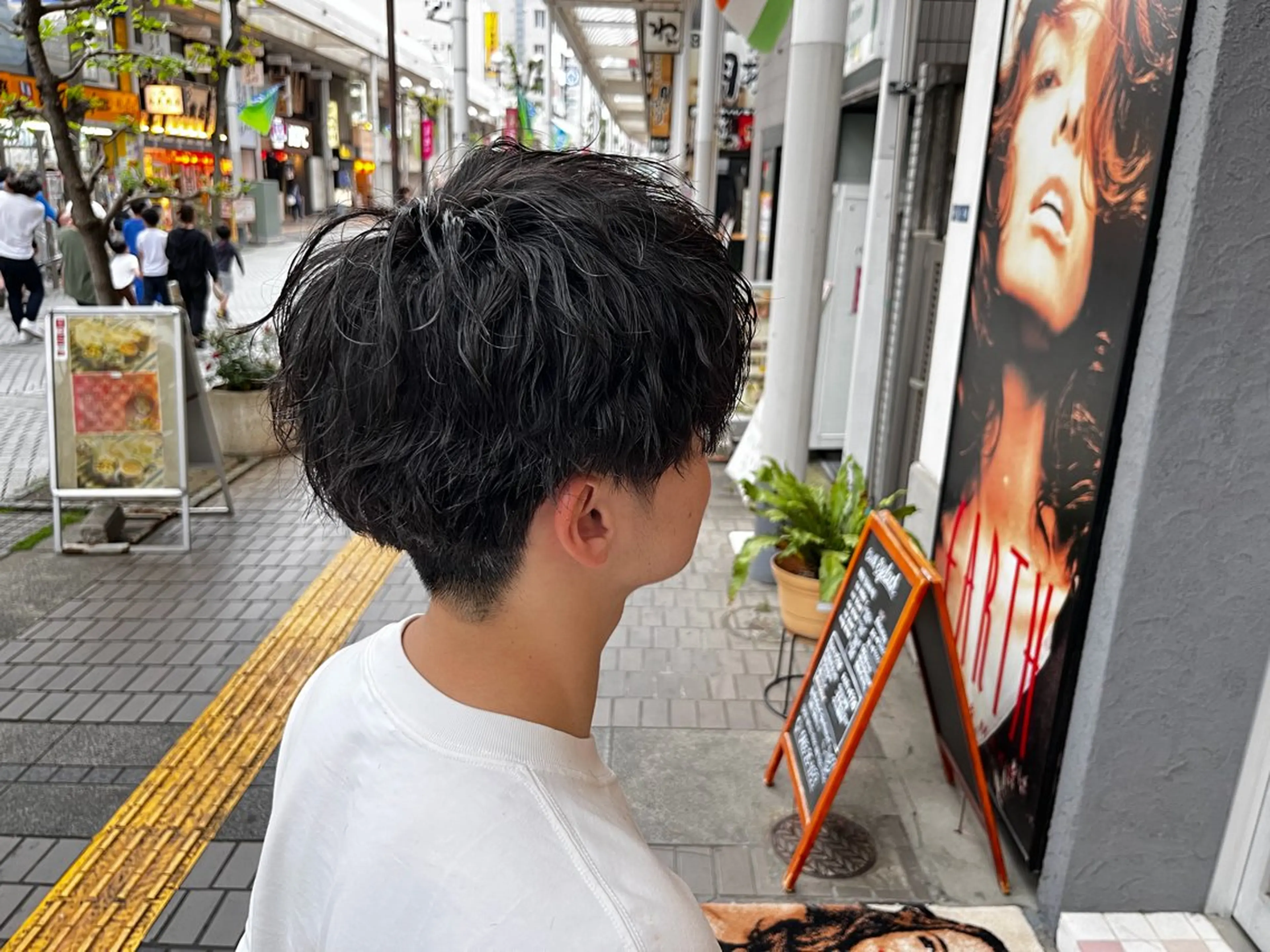 パーマ メンズ カット パーマ 【Earth平塚】 野首 京佑のヘアスタイル