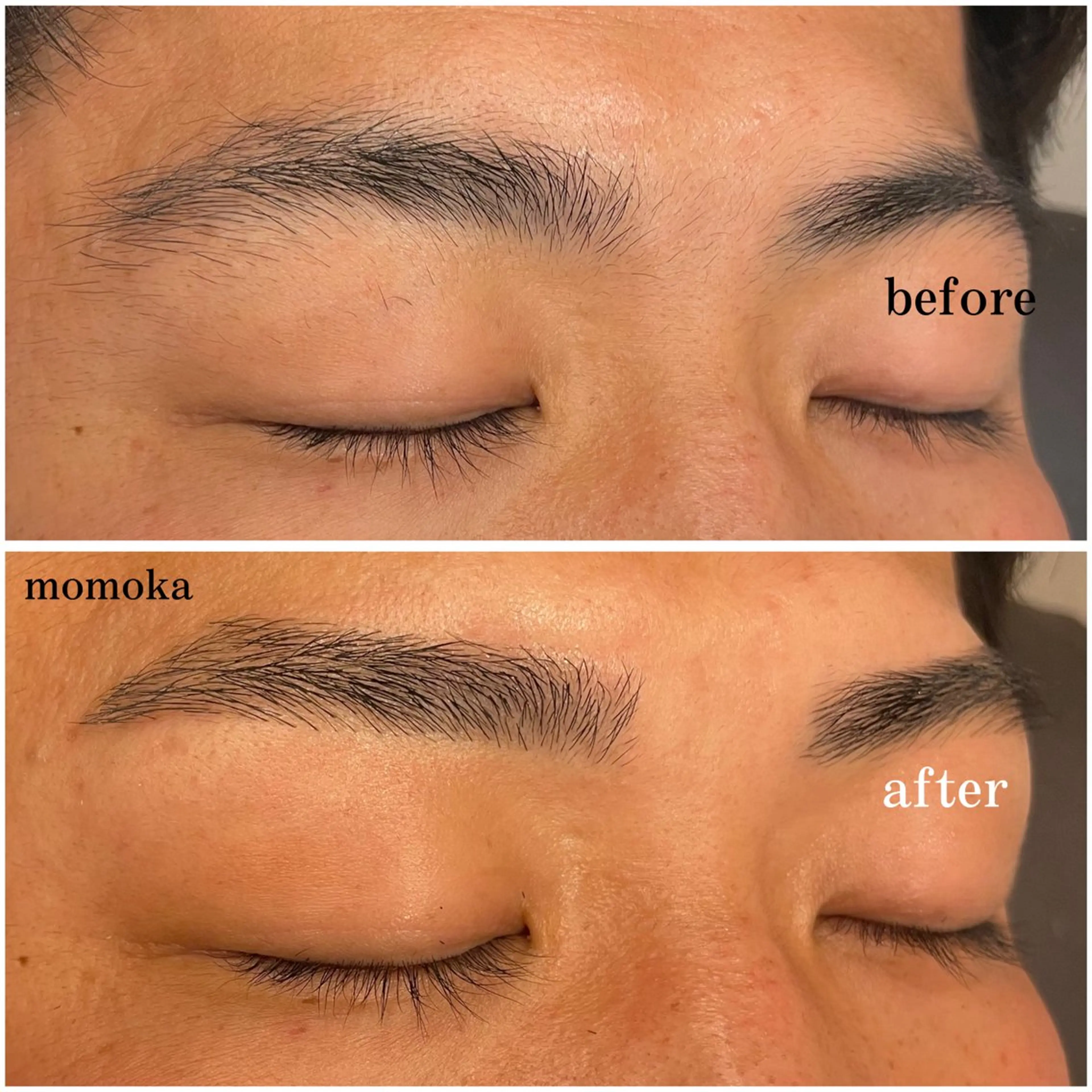 メンズ眉毛スタイリング🫧の写真