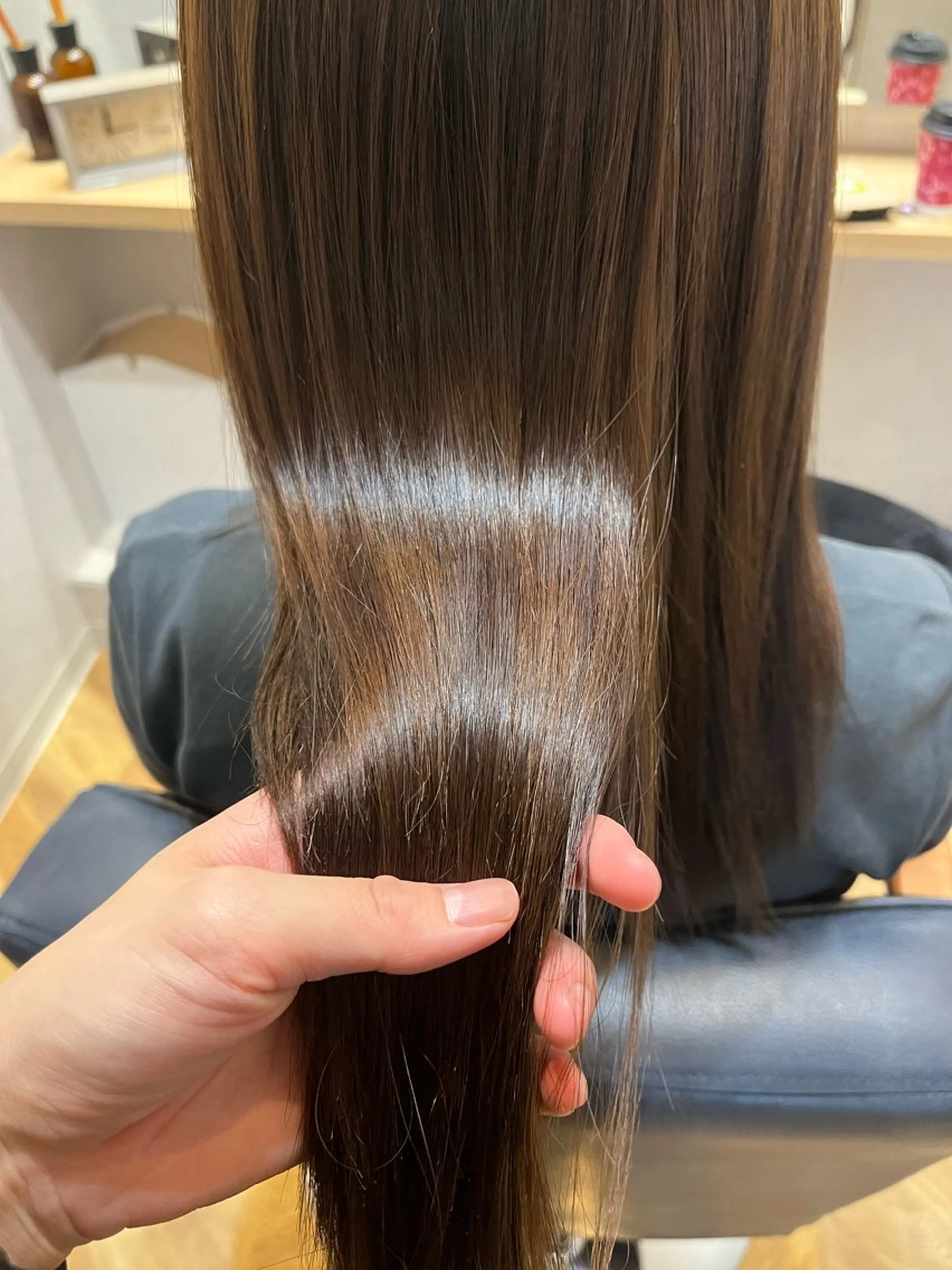 ミディアム 髪質改善 トリートメント 酸性ストレート N°number大分 ナンバーmikotoのヘアスタイル