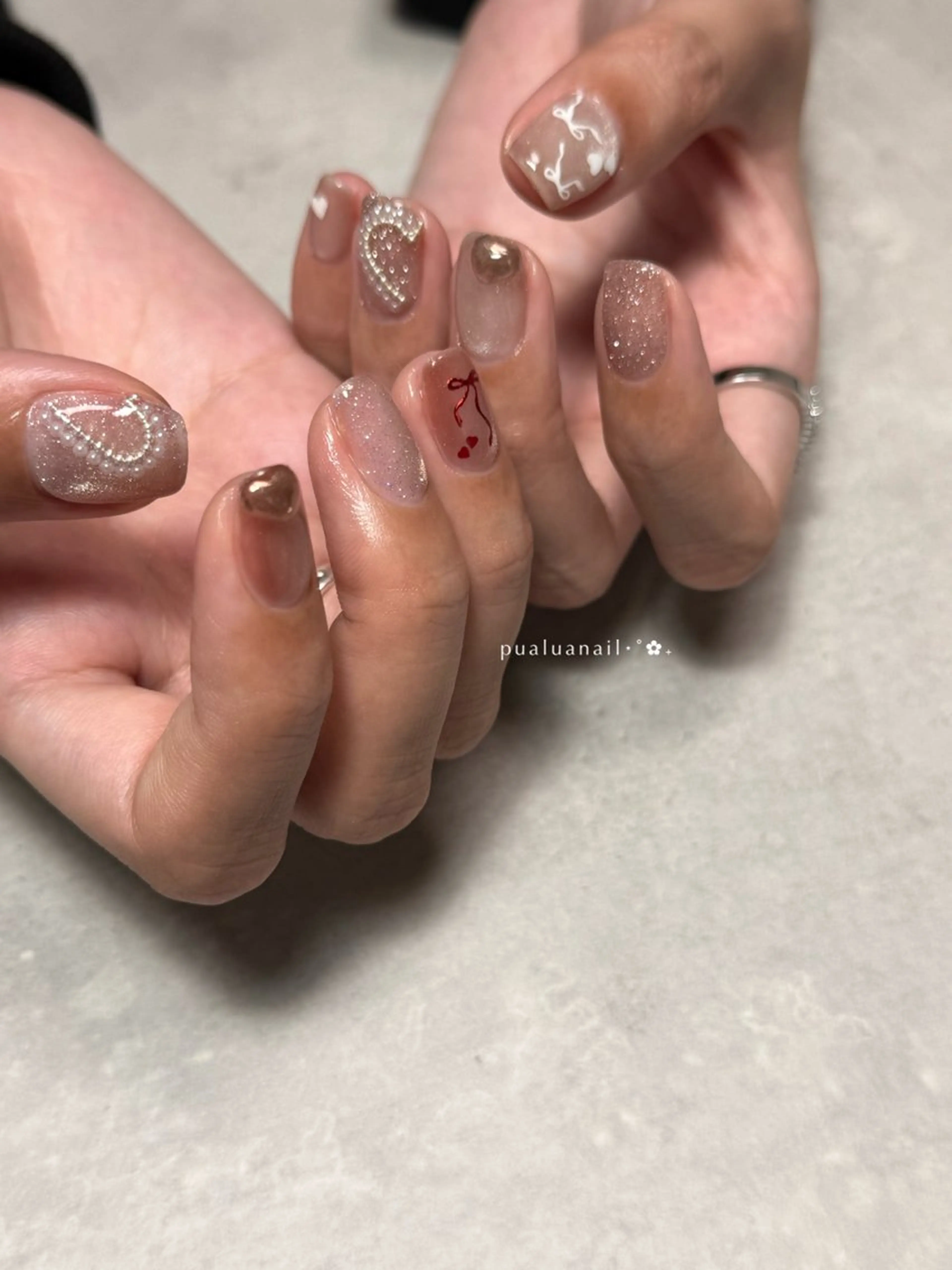 ネイル ハンドネイル pualua miharuのネイルデザイン