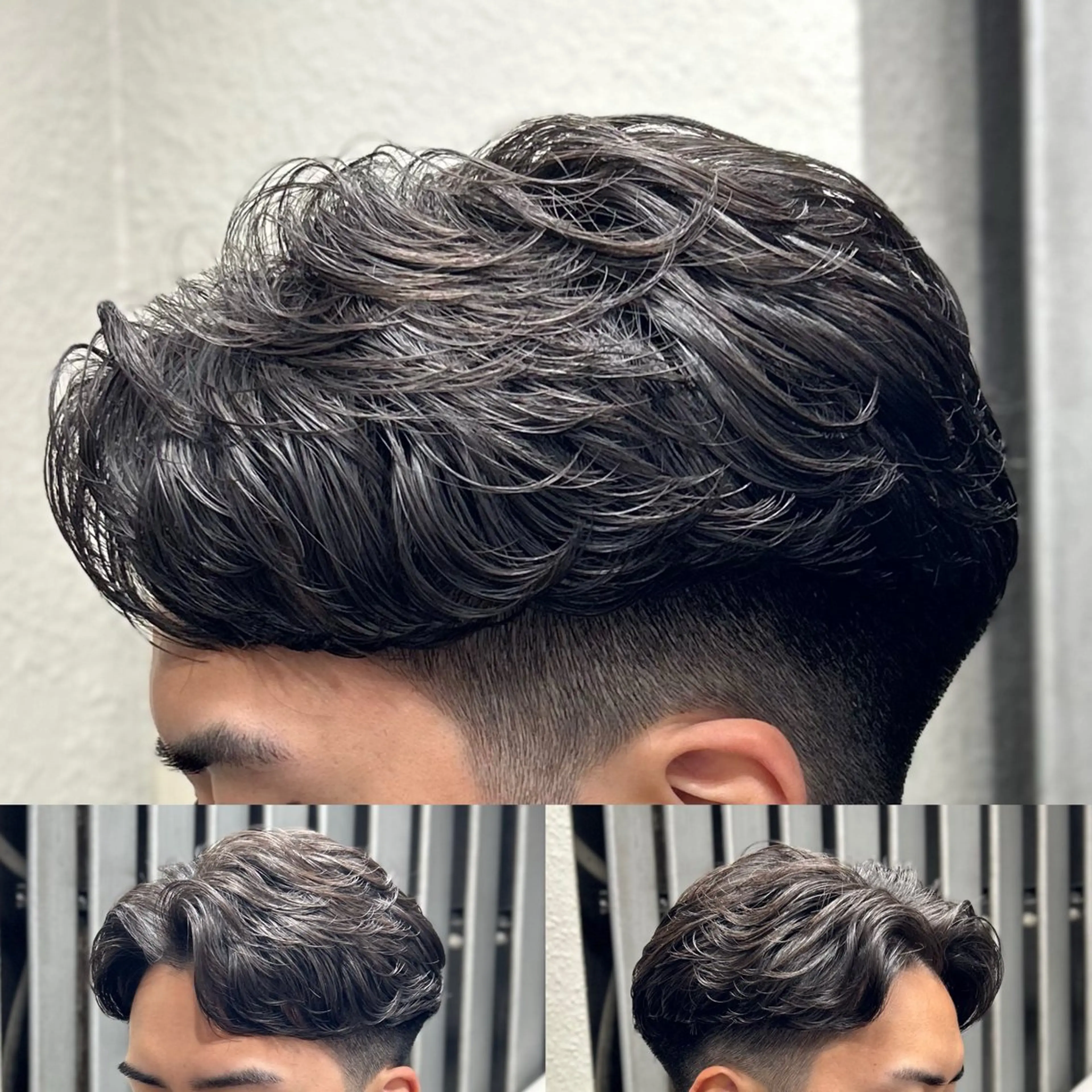 ショート パーマ メンズ カット パーマ ドルクス上野店所属・トミモト アユムのヘアスタイル