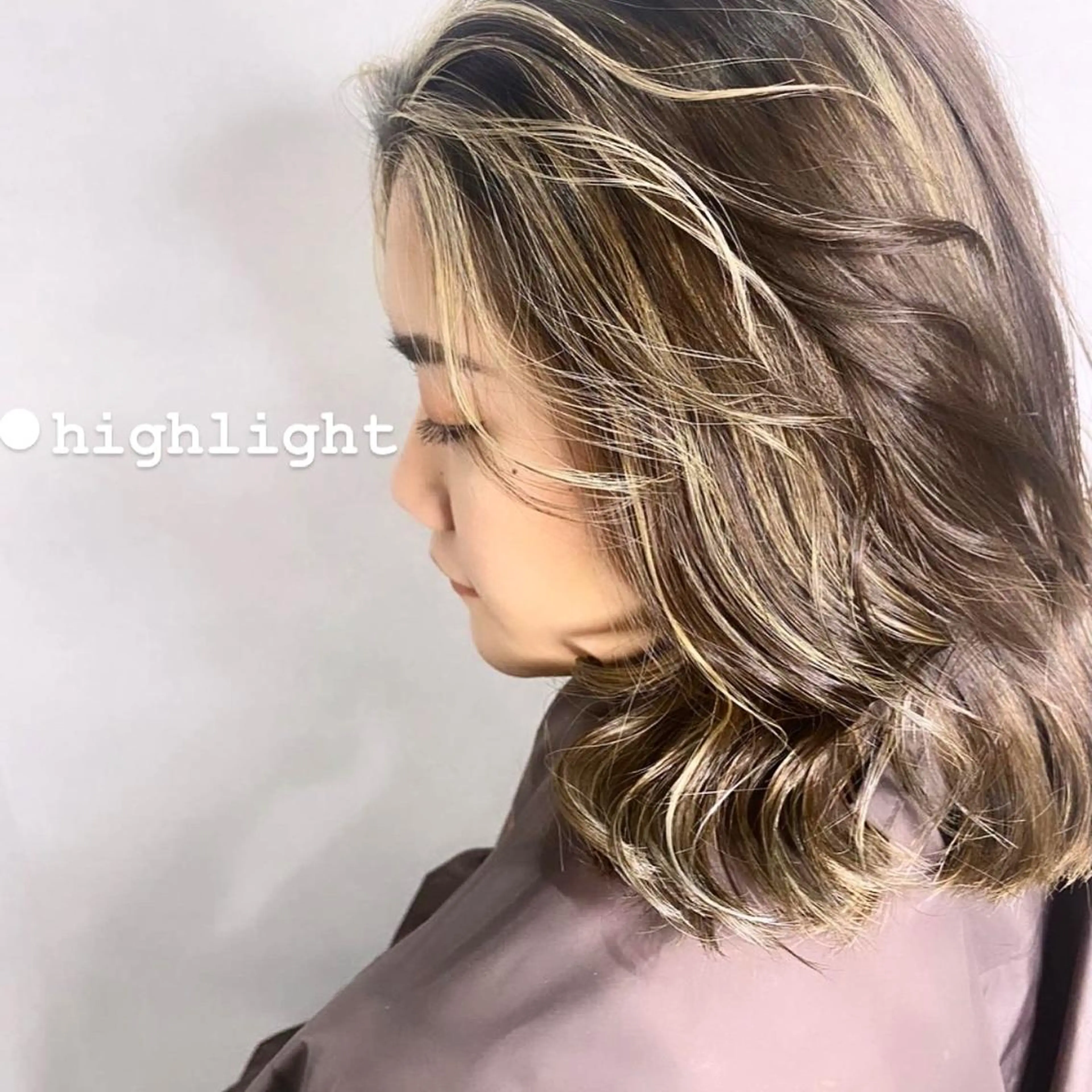 ミディアム ヘアカラー Designer EGGのマツエク・マツパデザイン