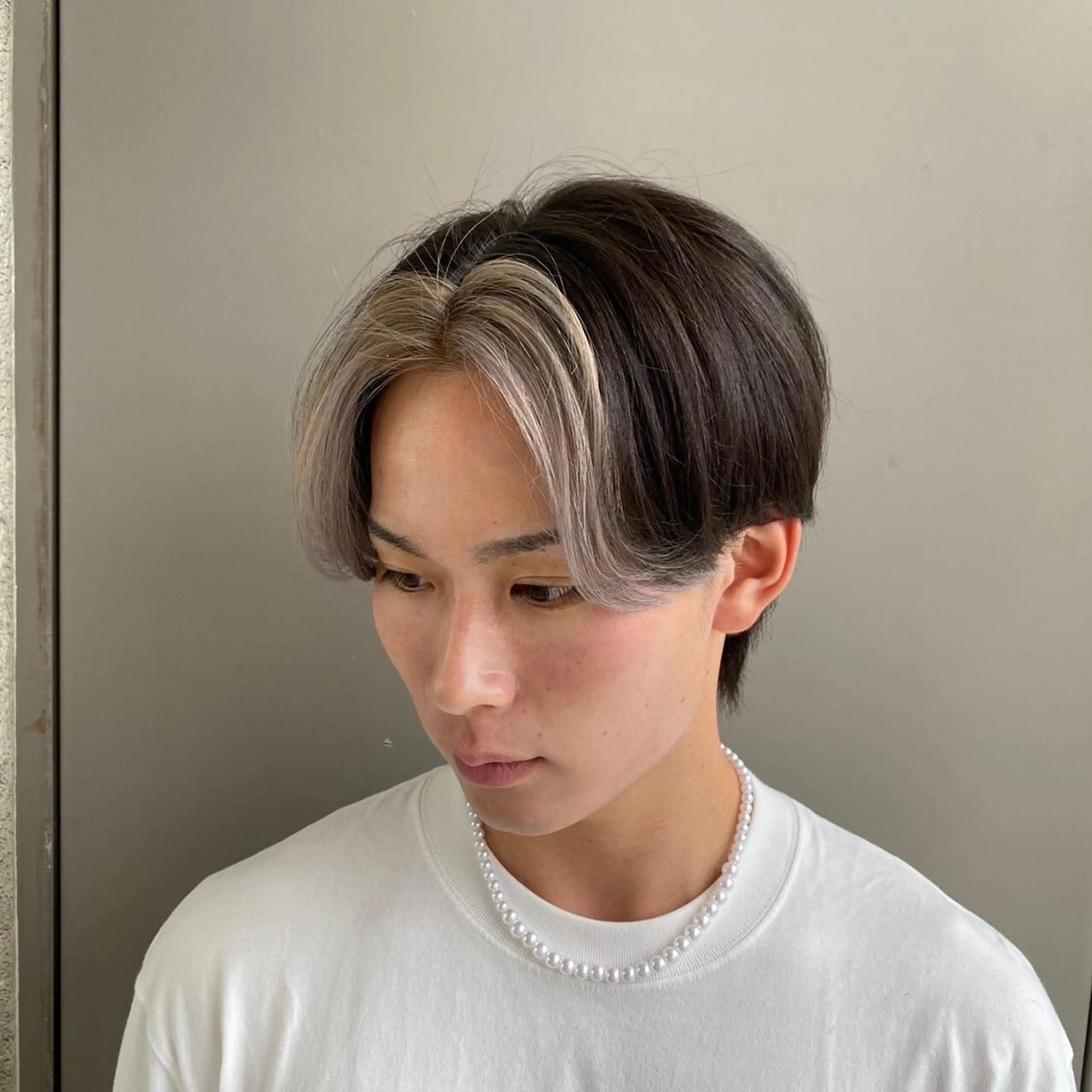 ミディアム カラー ba_boo 福岡店のヘアスタイル