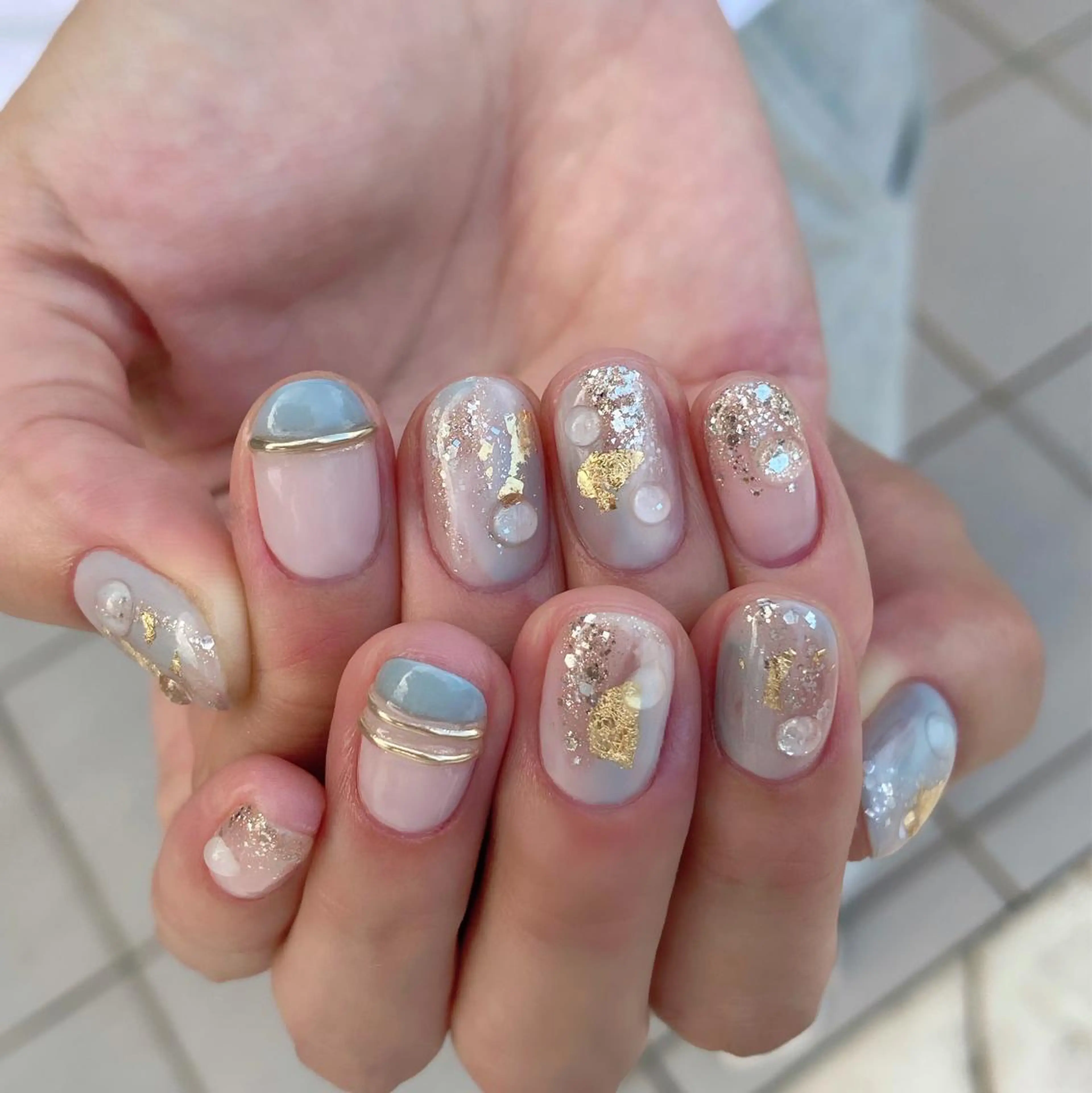 ネイル ニュアンスネイル ハンドネイル ハンドケア u sのネイルデザイン