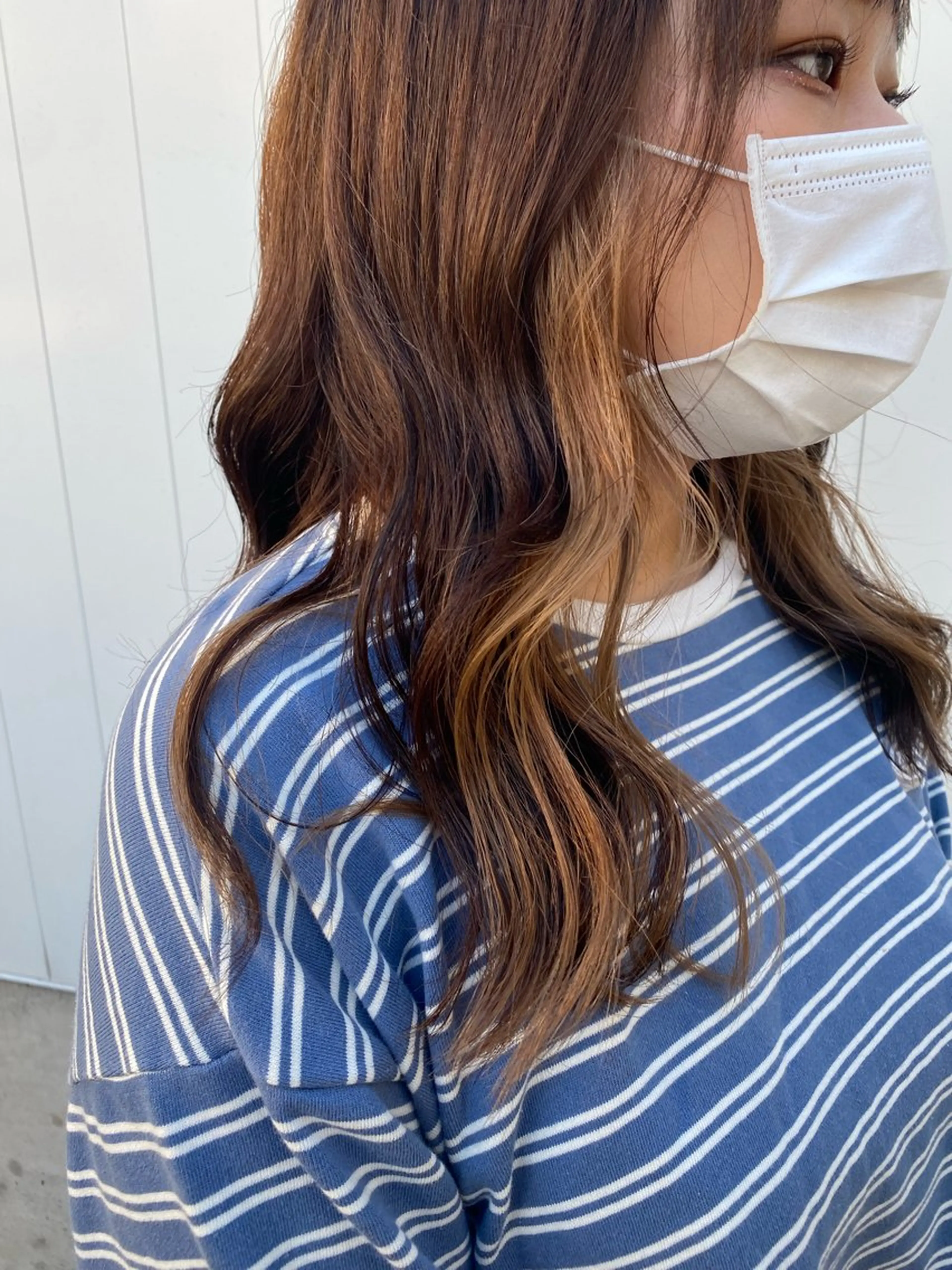 セミロング カット🩵 りこのヘアスタイル