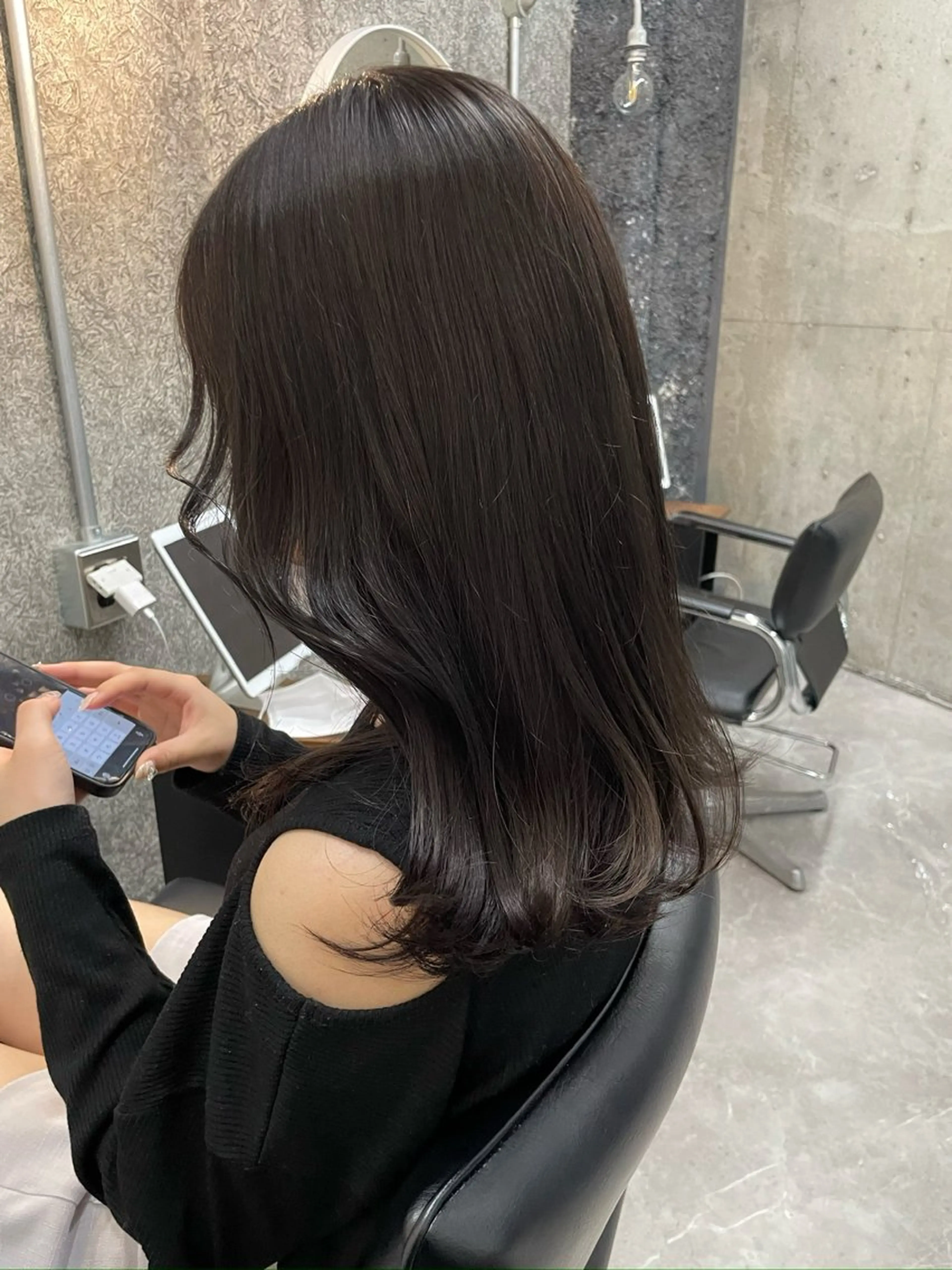 セミロング カラー 🦁南 さくら🦁のヘアスタイル