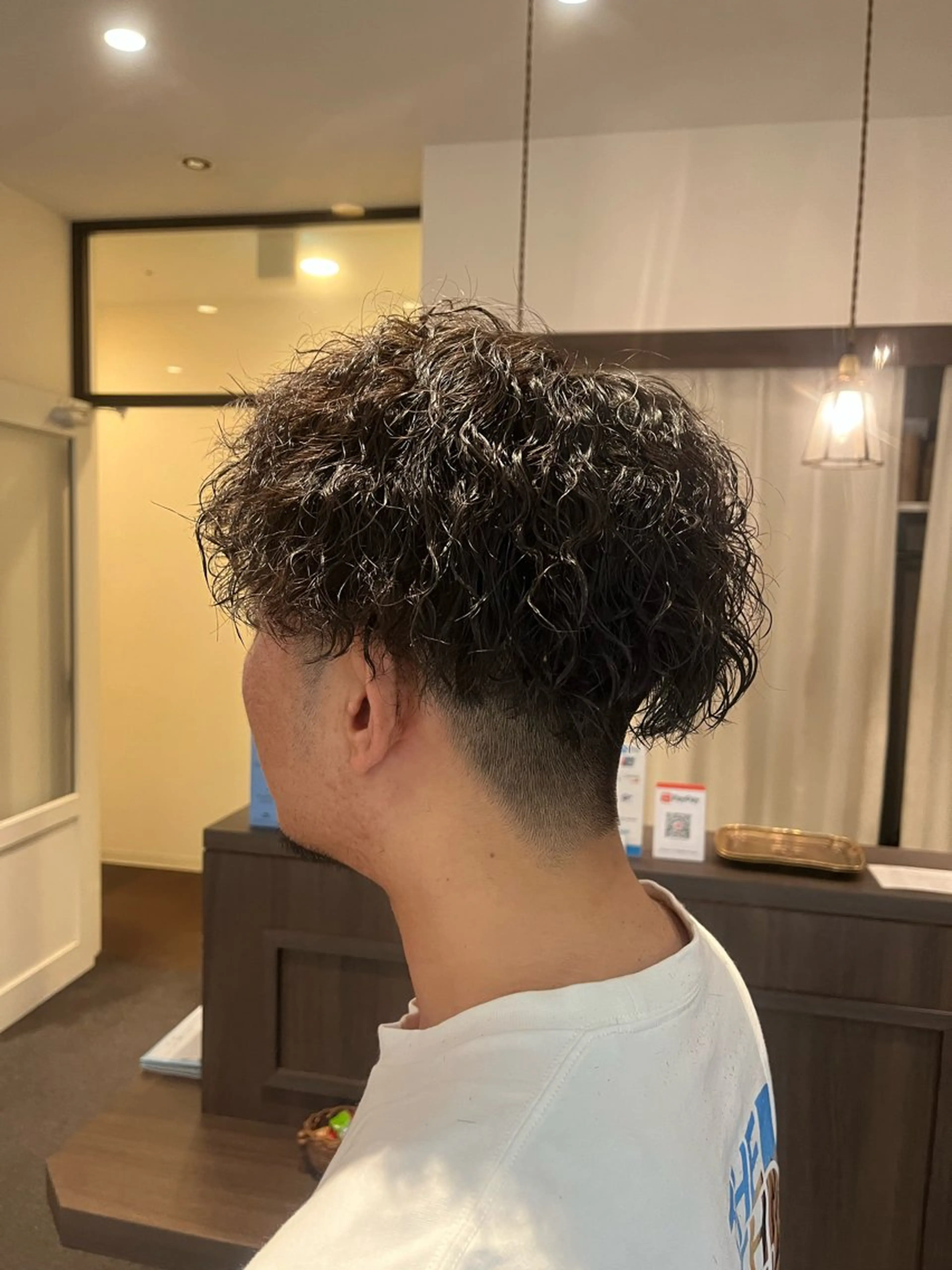 パーマ メンズ メンズパーマ CLIQUE　有木 七虹のヘアスタイル