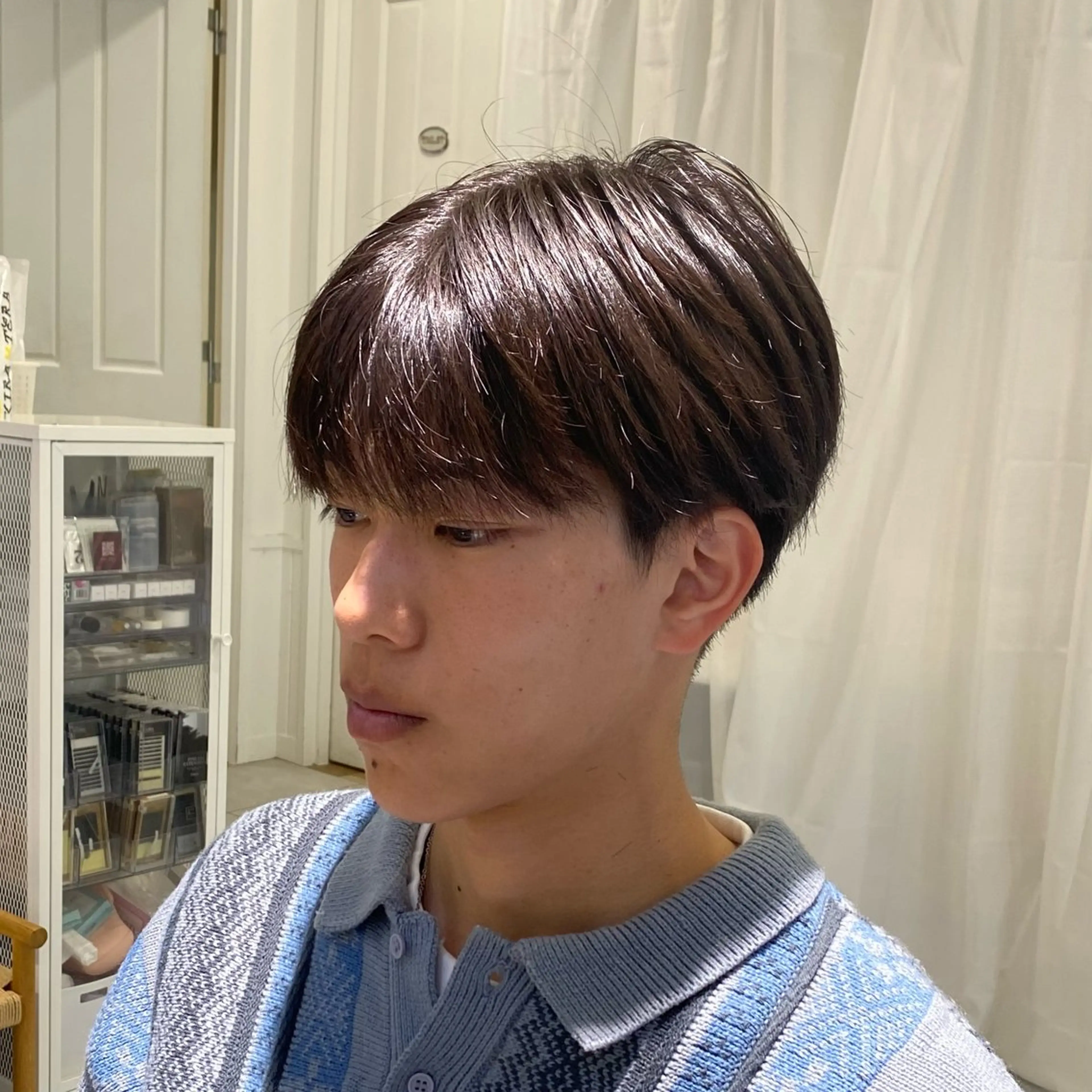 ショート パーマ メンズ カット 韓国ヘア/ニュアンス パーマ　kaitoのヘアスタイル