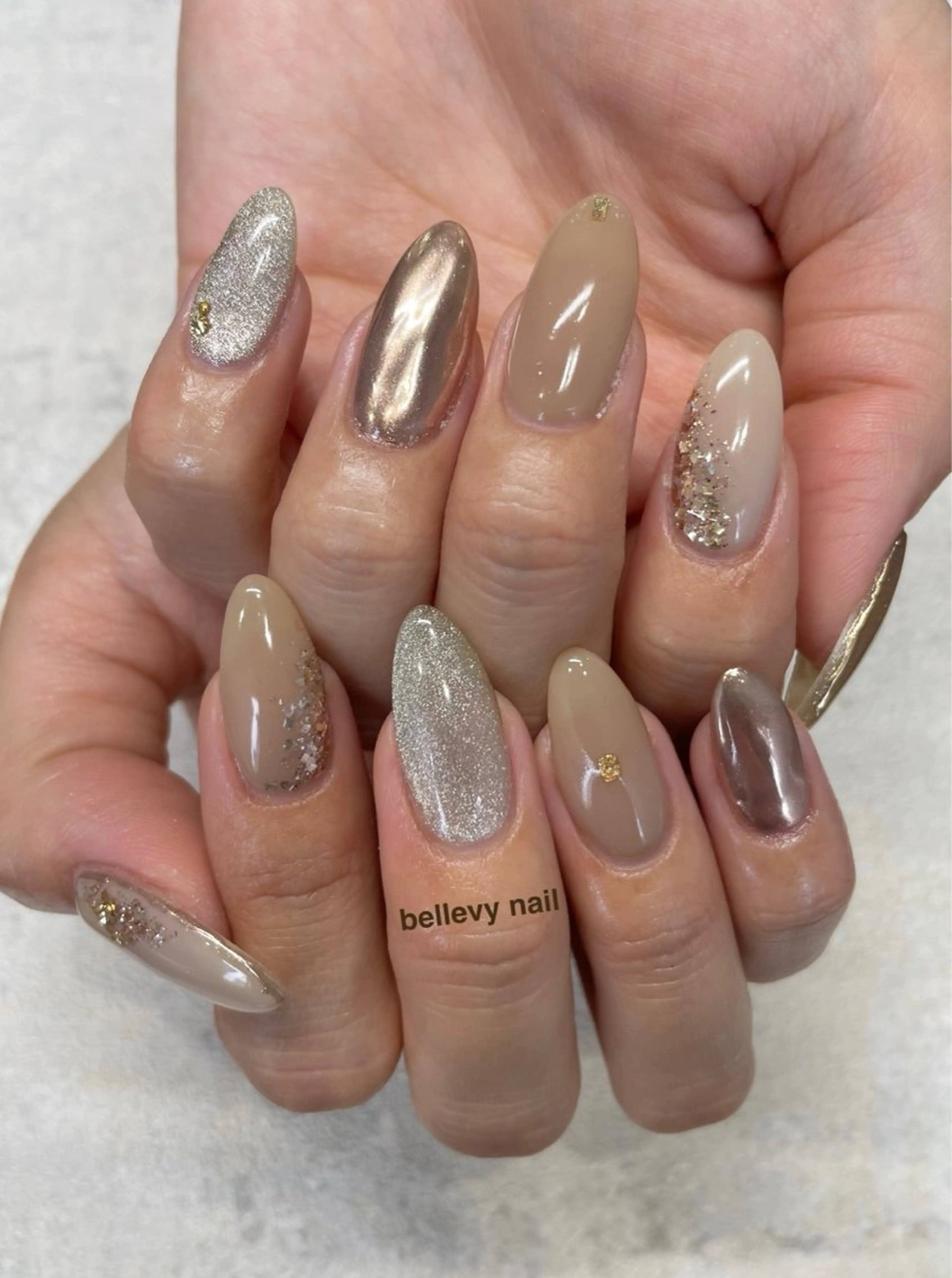 ネイル bellevy所属・藤原 はずきのネイルデザイン