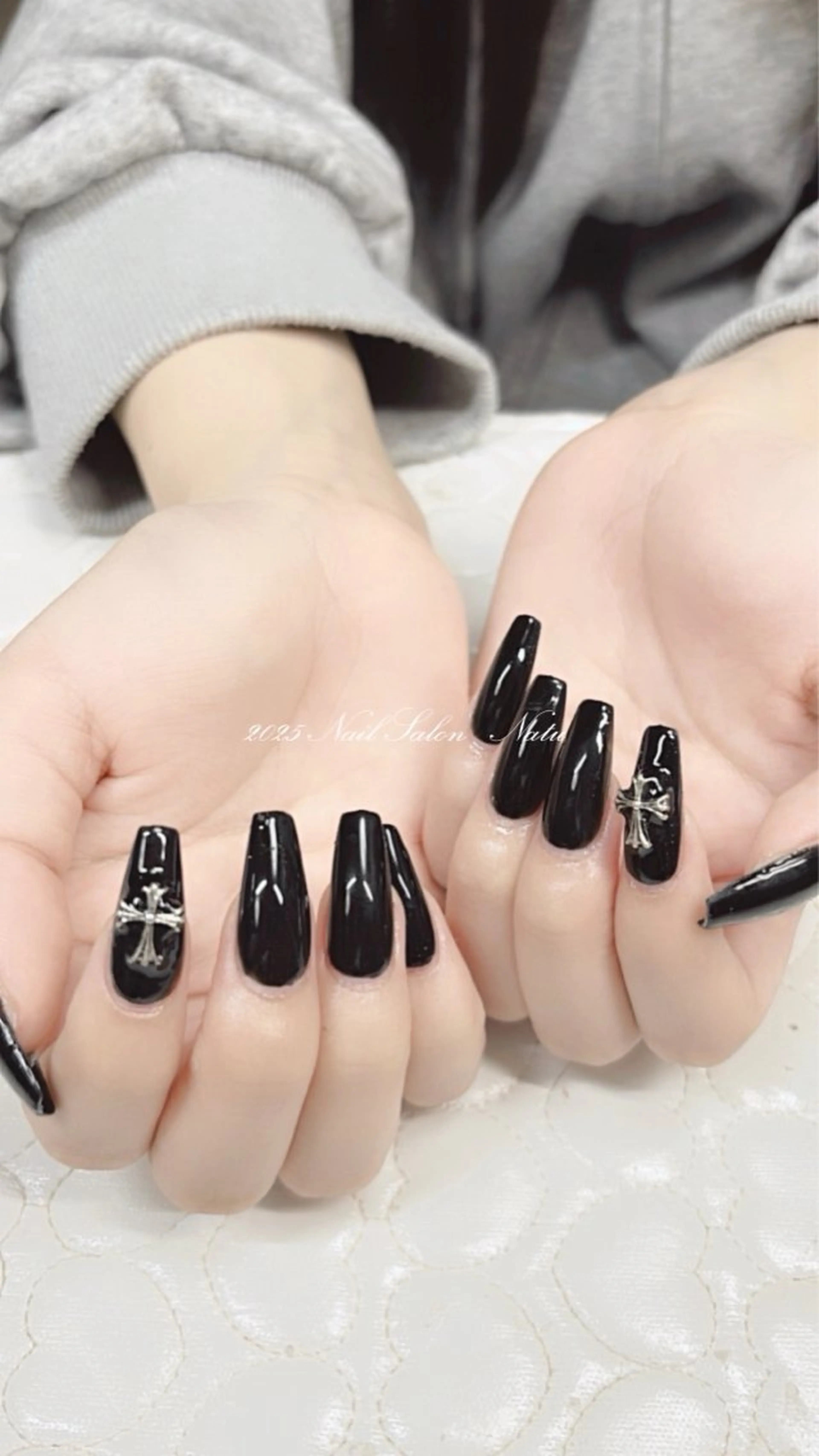 ネイル 長さ出し ロングネイル nailsalon　 Natuのネイルデザイン